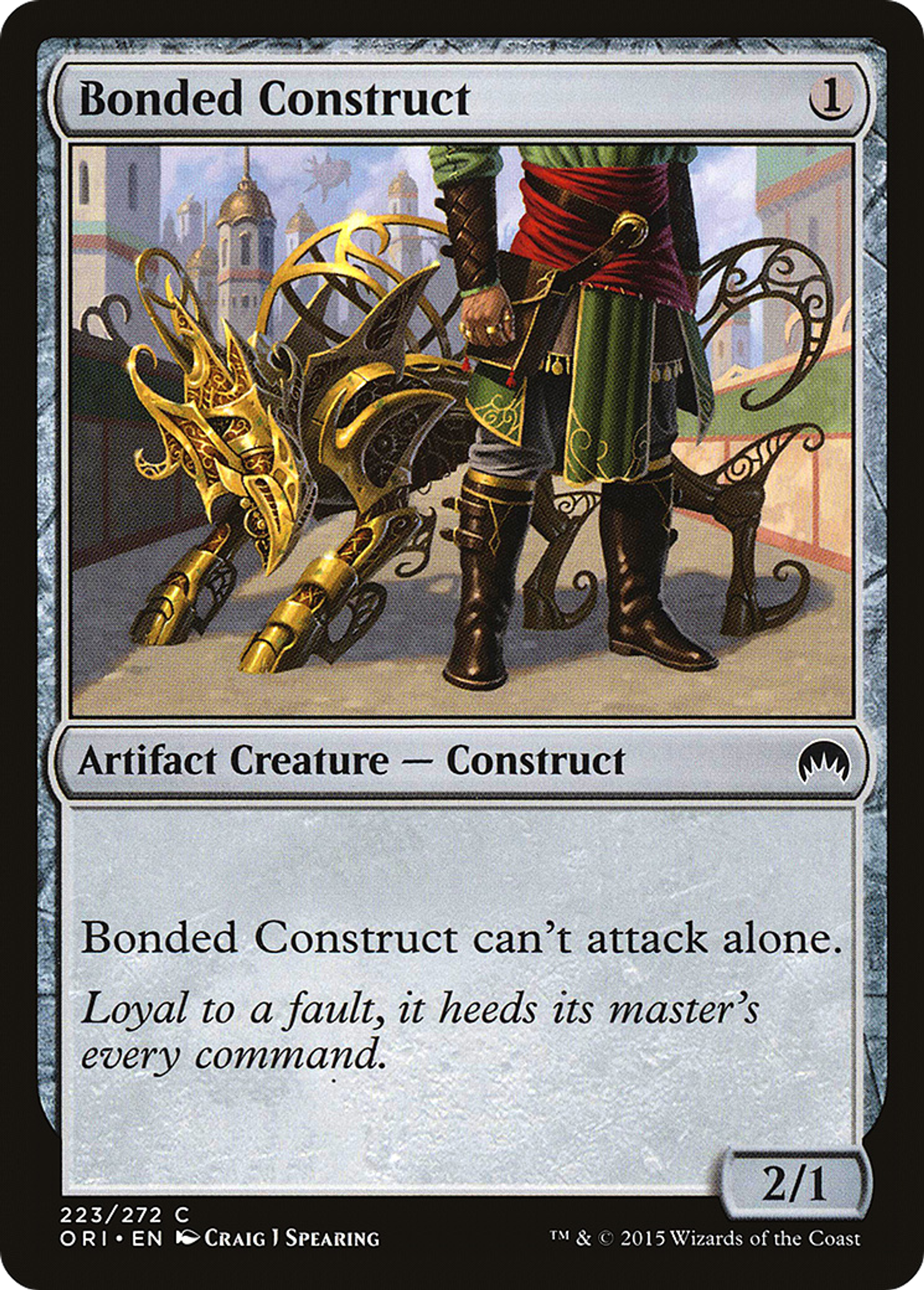 Bonded Construct — Magic Origins — Magic: The Gathering