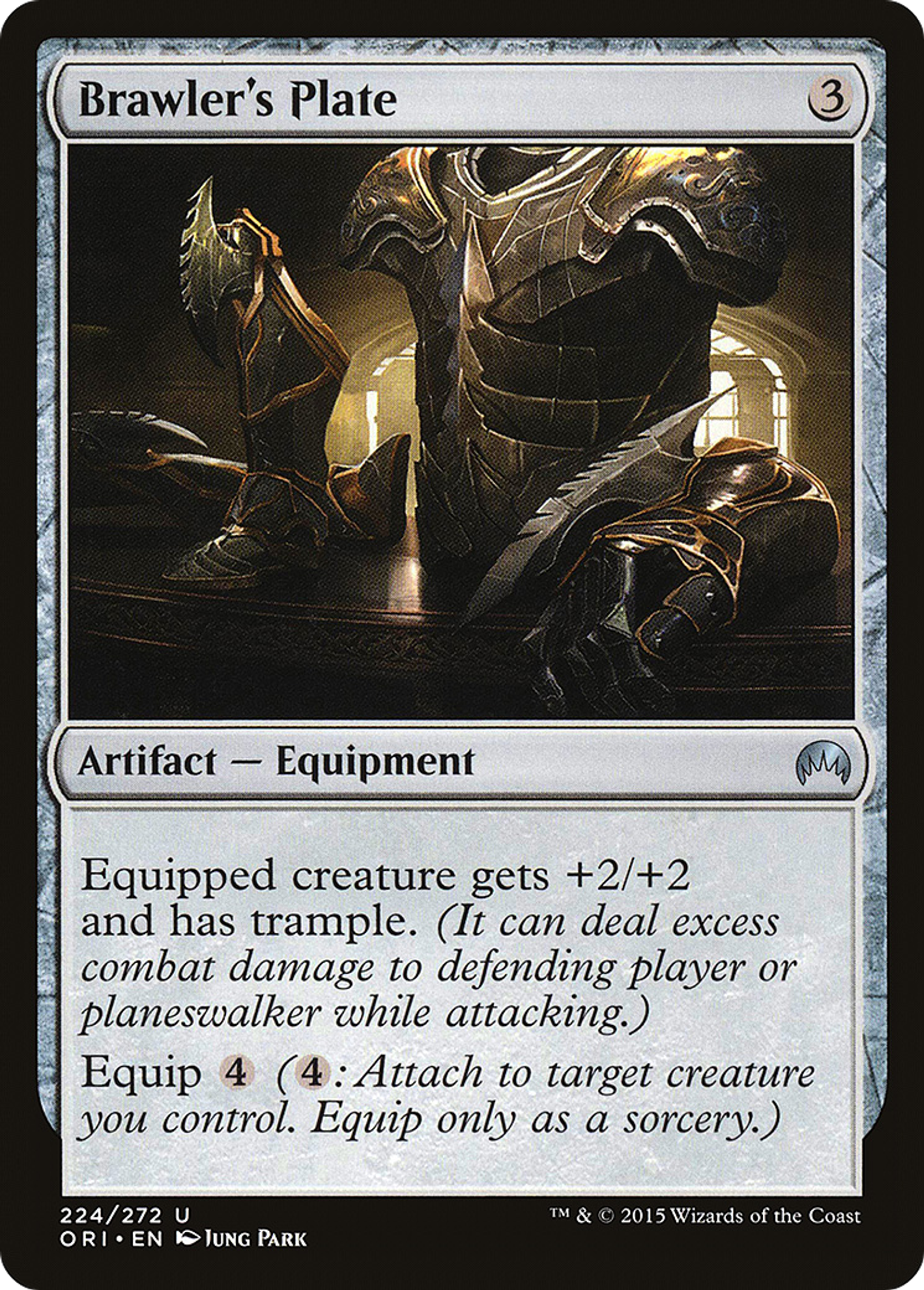 Brawler's Plate — Magic Origins — Magic: The Gathering