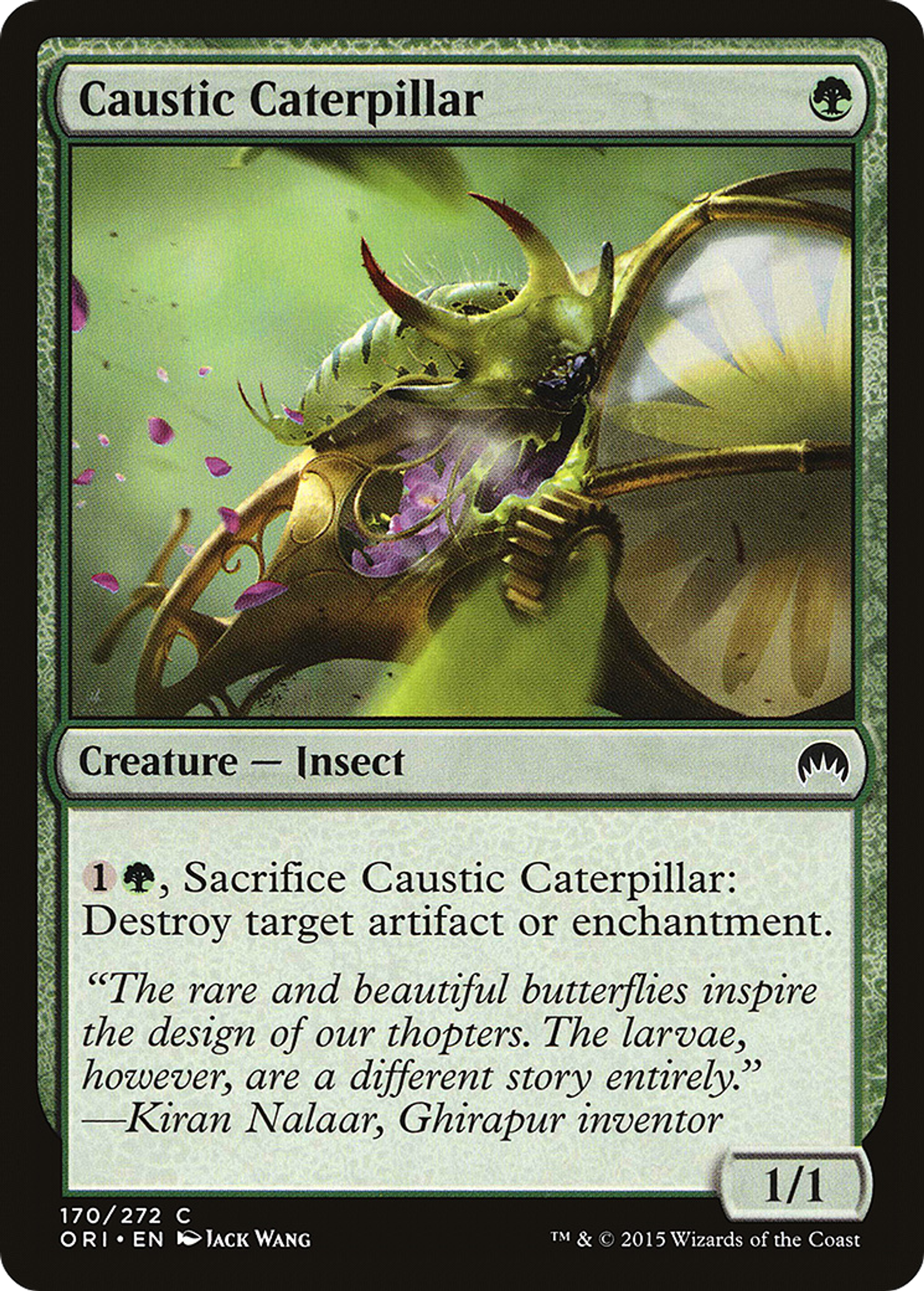 Caustic Caterpillar — Magic Origins — Magic: The Gathering