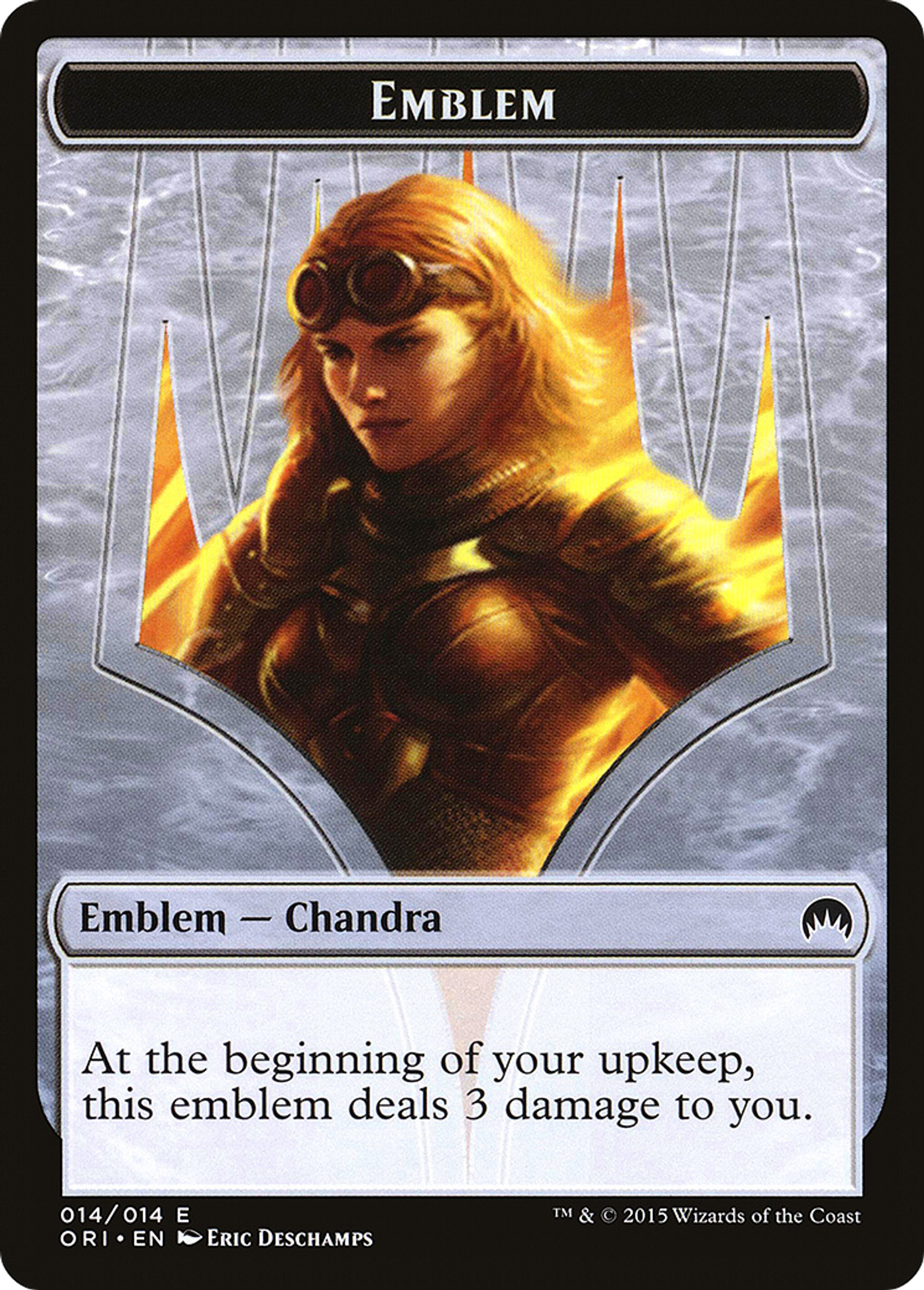 Chandra, Roaring Flame Emblem — Magic Origins — Magic: The Gathering