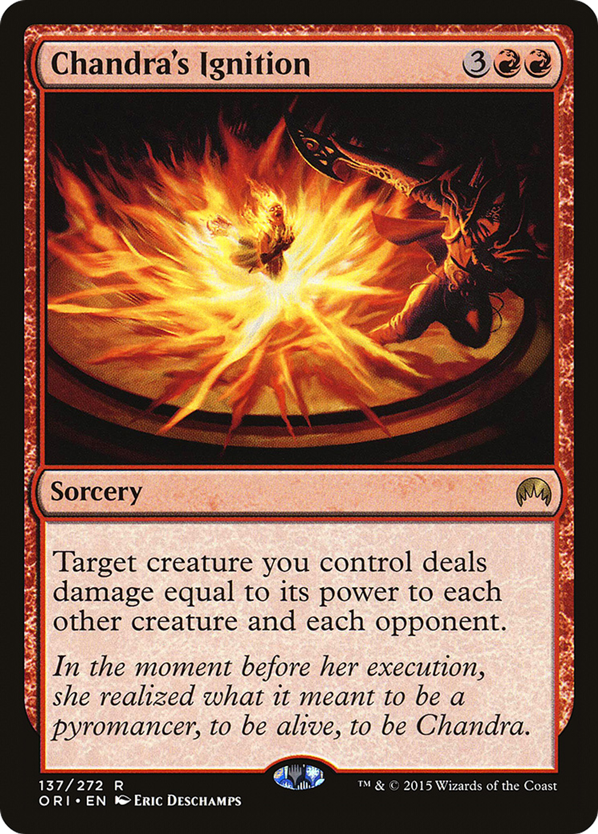 Chandra's Ignition — Magic Origins — Magic: The Gathering