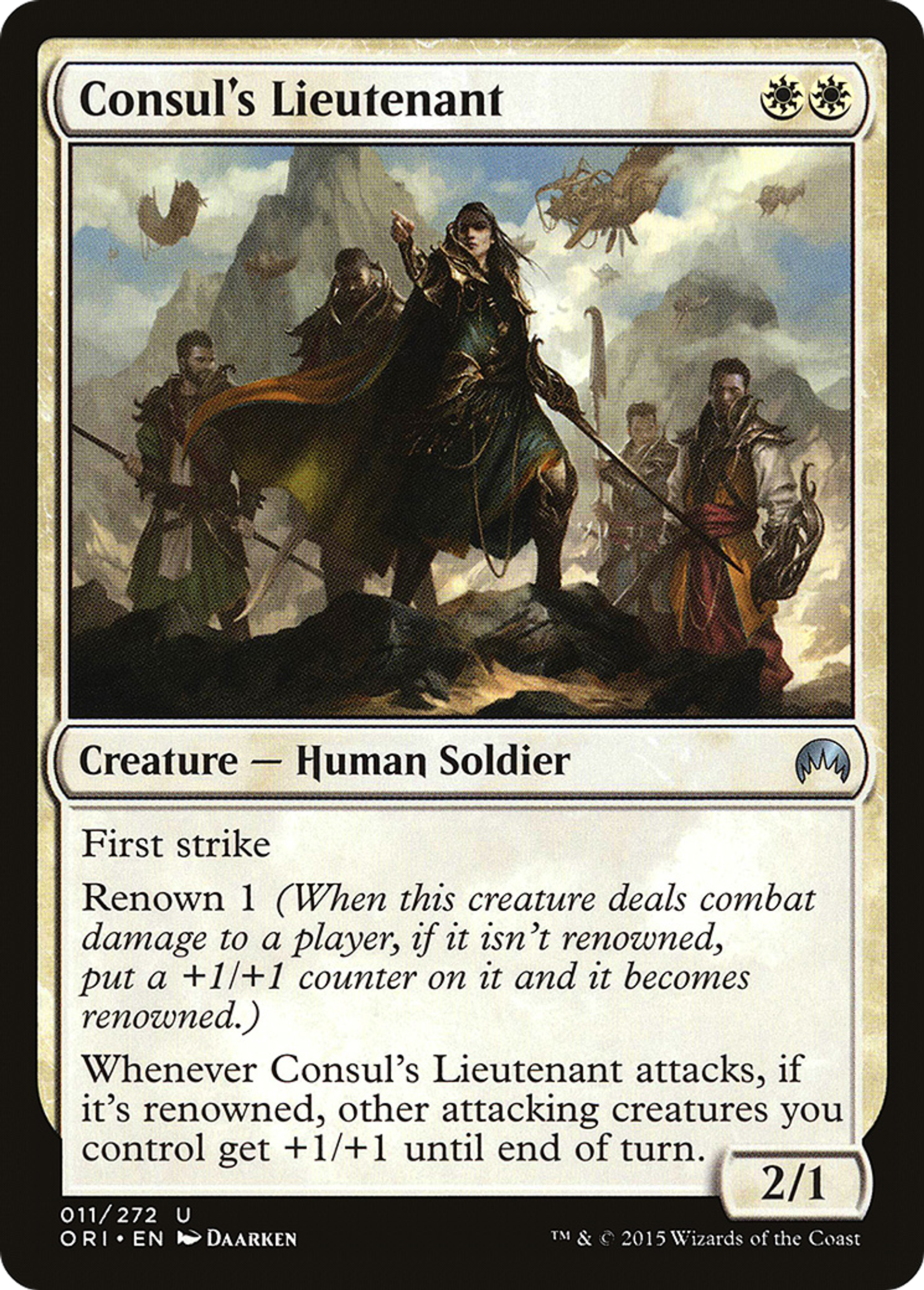 Consul's Lieutenant — Magic Origins — Magic: The Gathering
