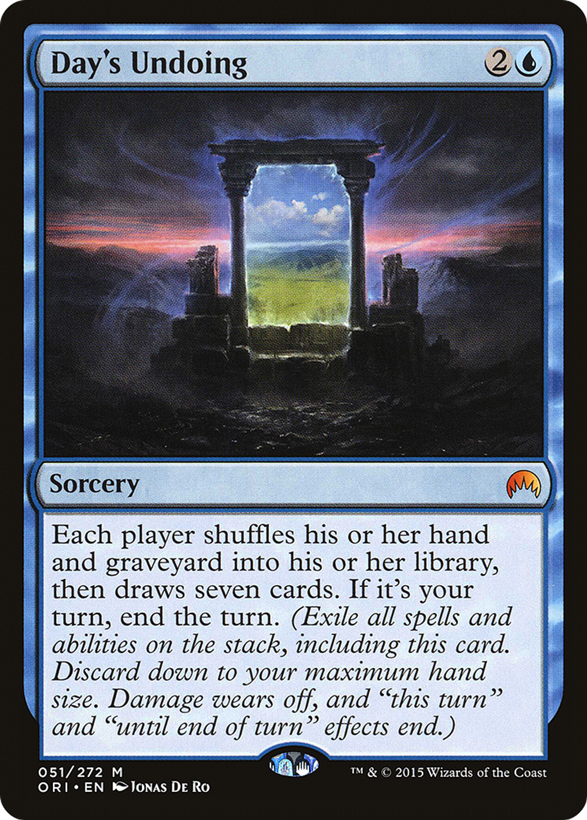 Day's Undoing — Magic Origins — Magic: The Gathering