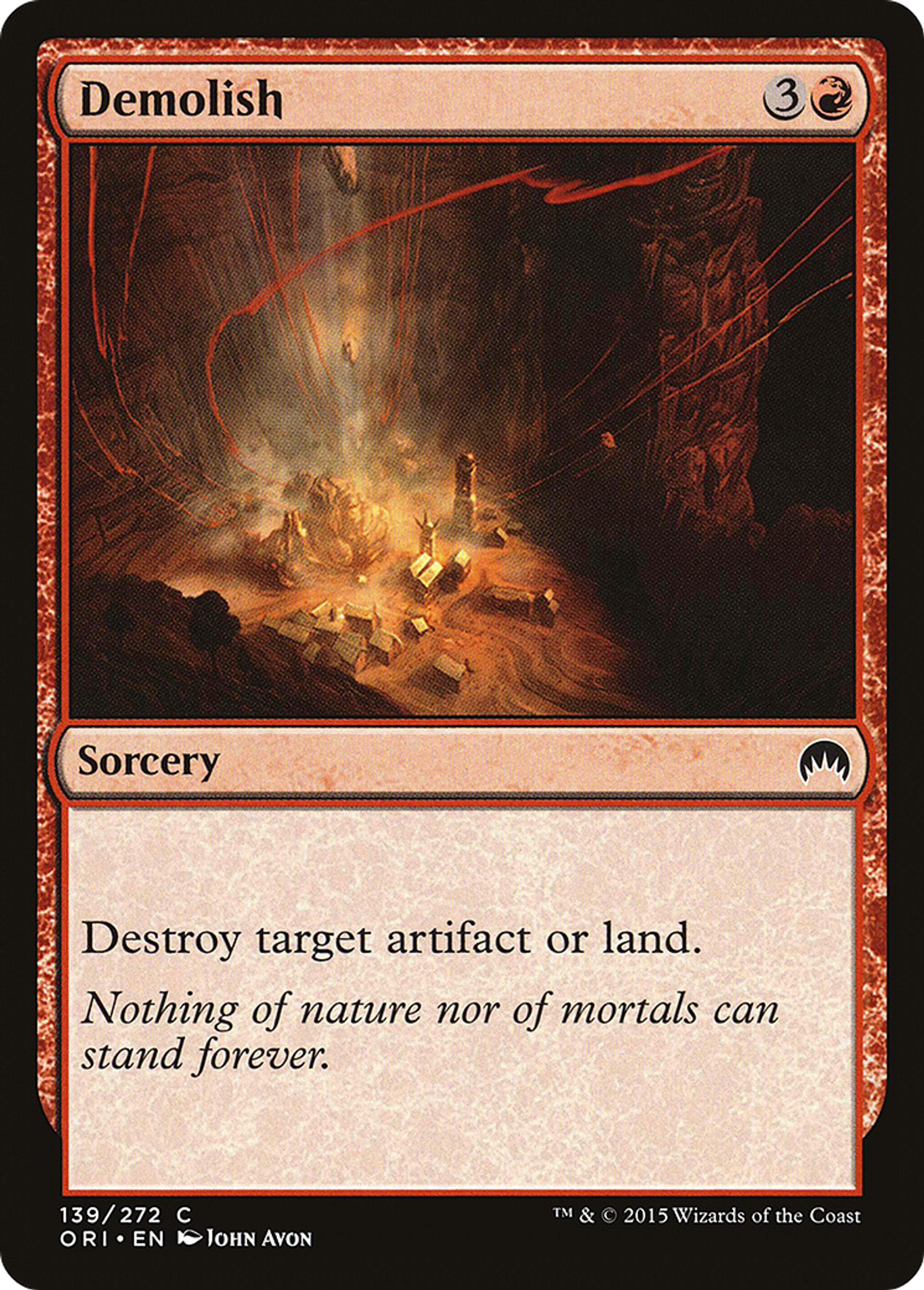 Demolish — Magic Origins — Magic: The Gathering
