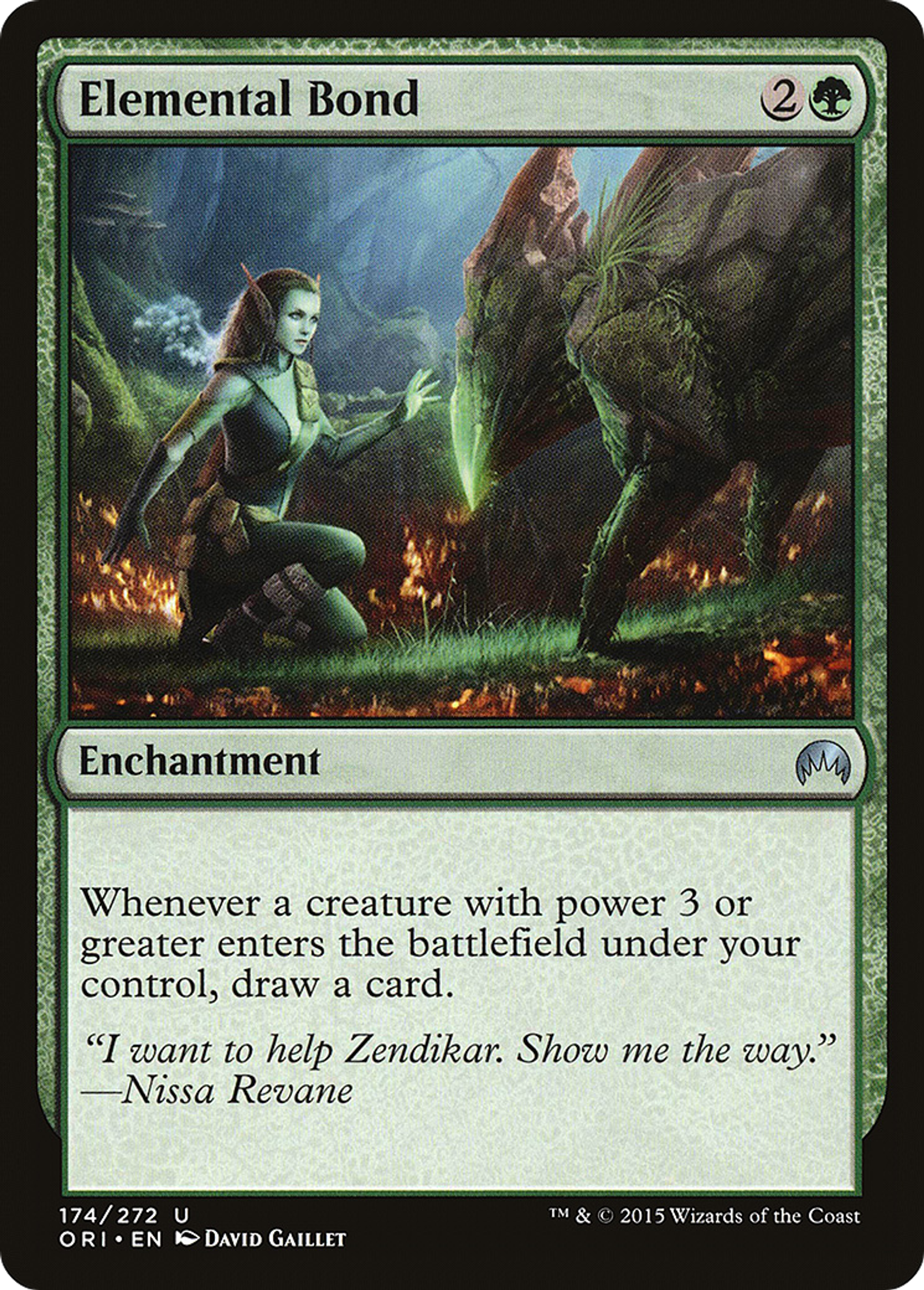 Elemental Bond — Magic Origins — Magic: The Gathering