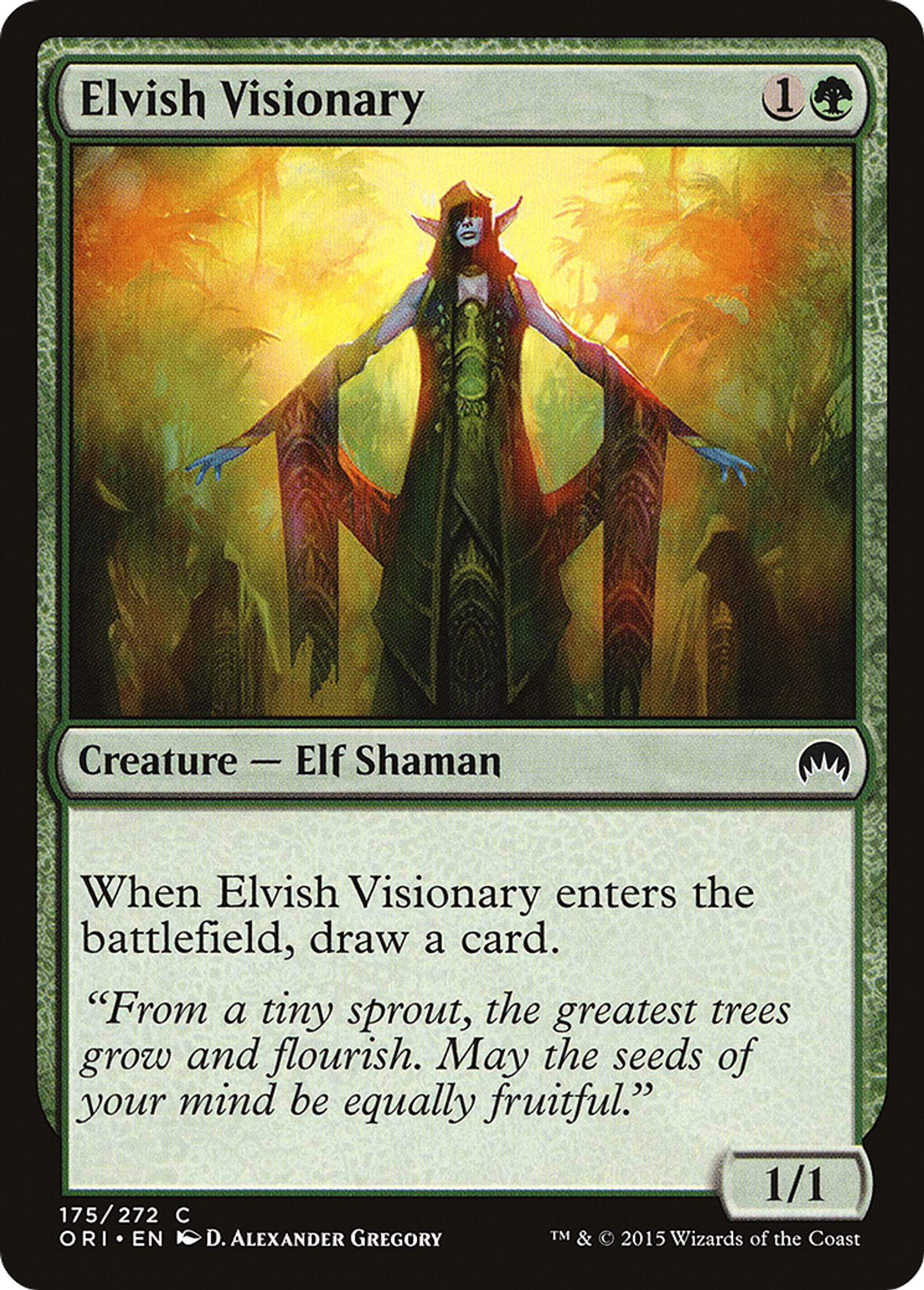 Visionnaire elfe — Magic Origins — Magic: The Gathering