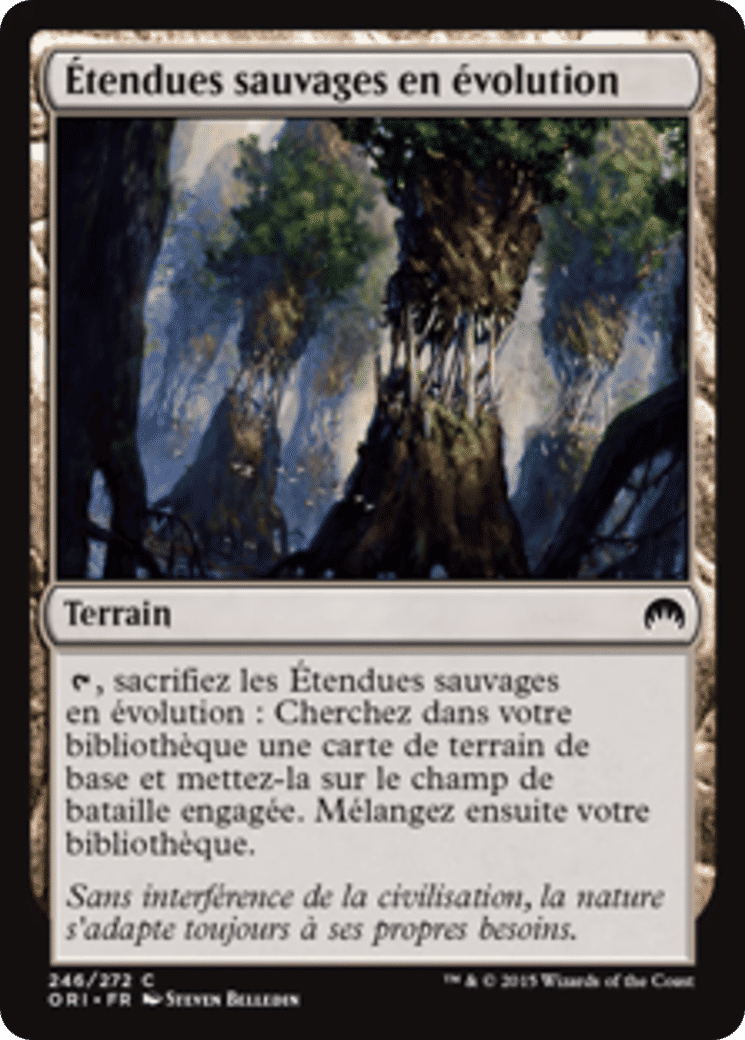 Étendues sauvages en évolution — Magic Origins — Magic: The Gathering