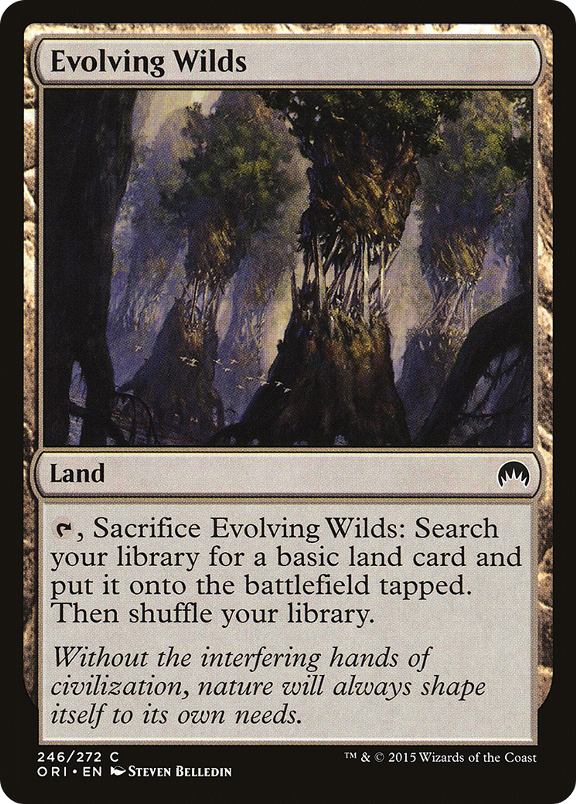 Evolving Wilds — Magic Origins — Magic: The Gathering