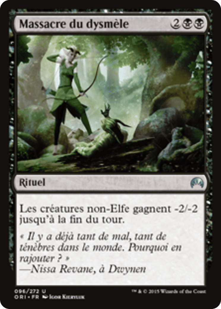 Massacre du dysmèle — Magic Origins — Magic: The Gathering