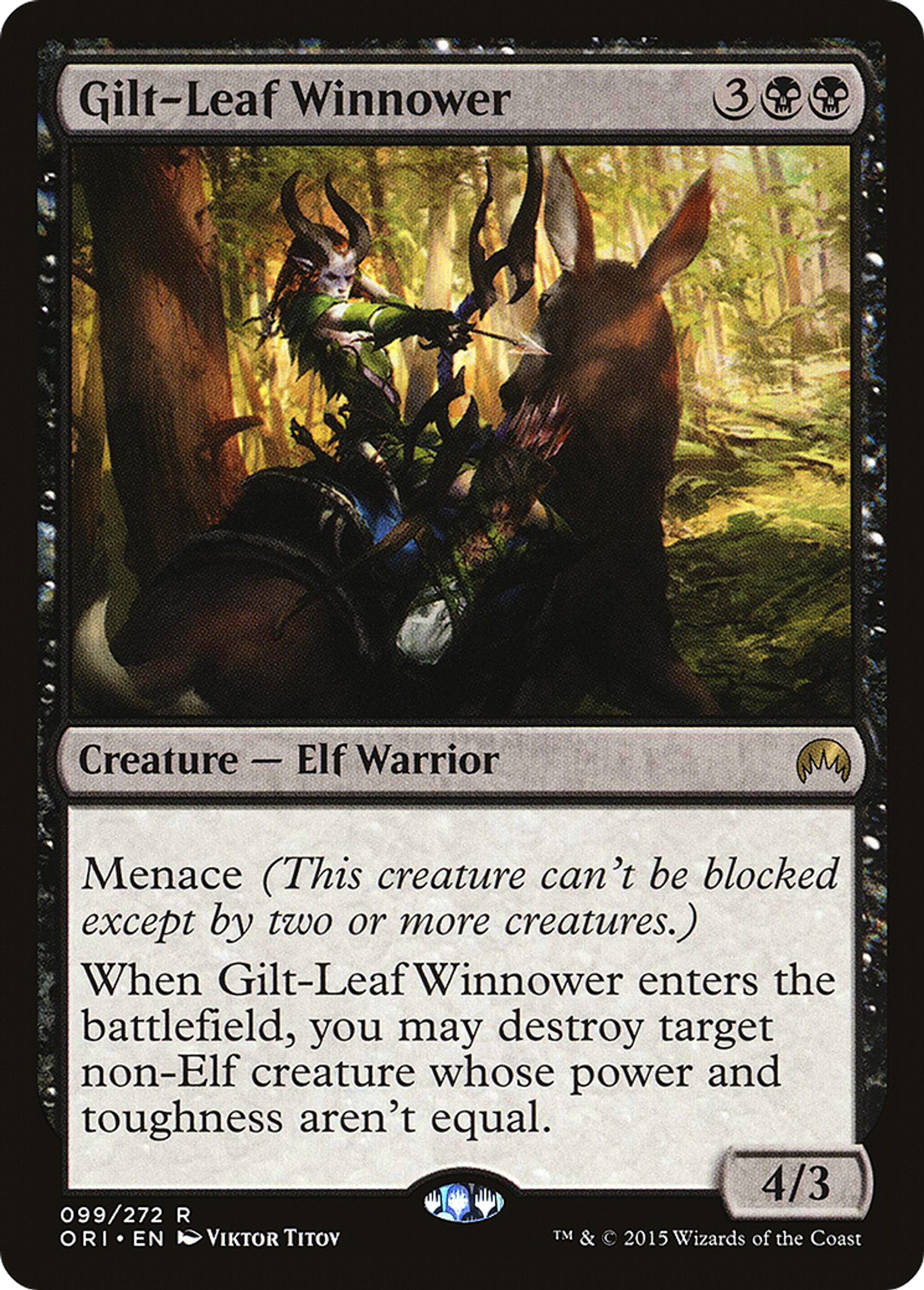 Gilt-Leaf Winnower — Magic Origins — Magic: The Gathering