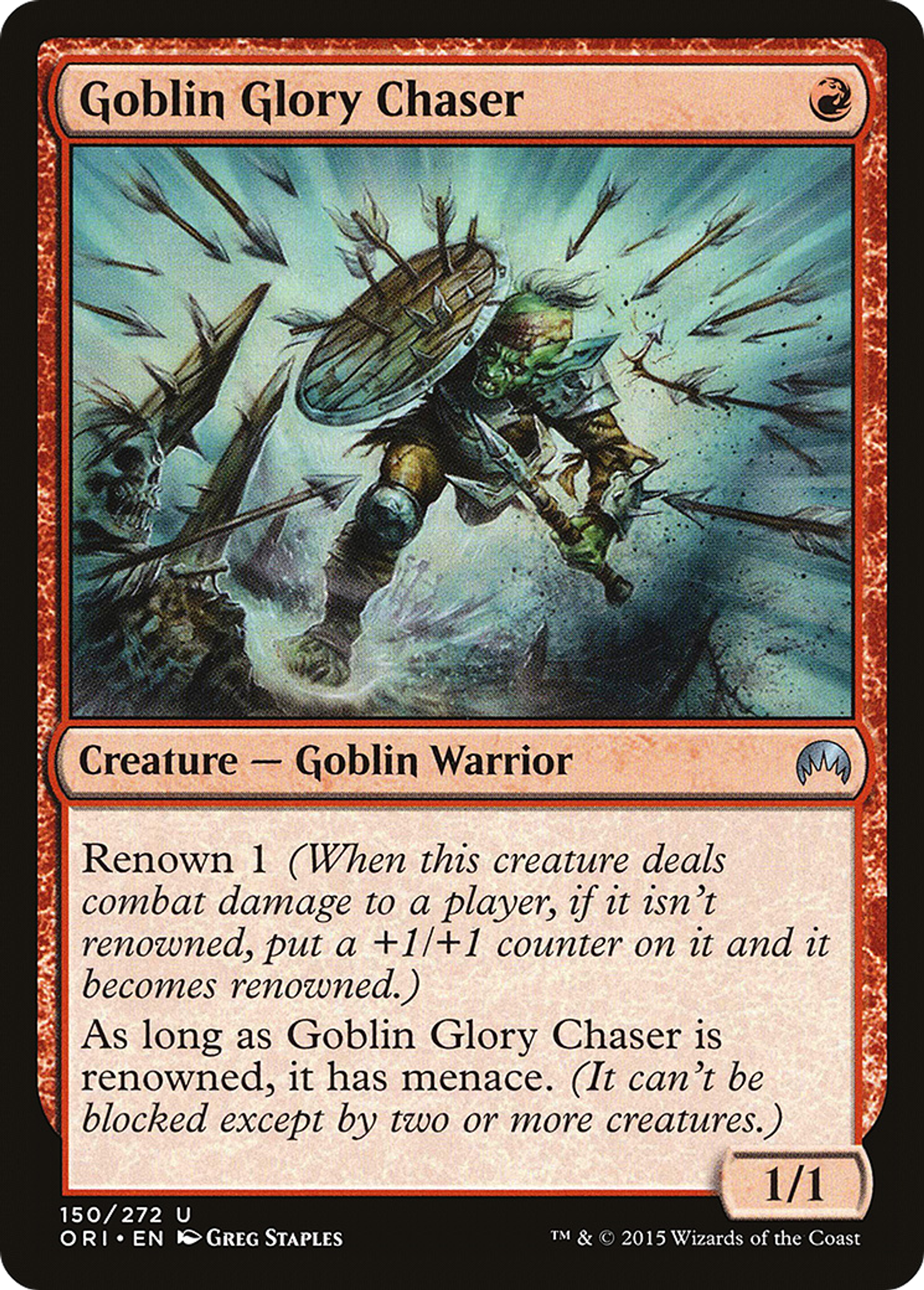 Goblin Glory Chaser — Magic Origins — Magic: The Gathering