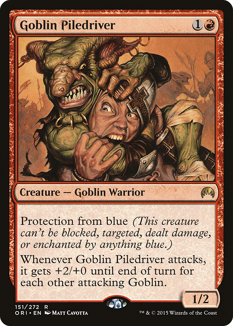 Goblin Piledriver — Magic Origins — Magic: The Gathering