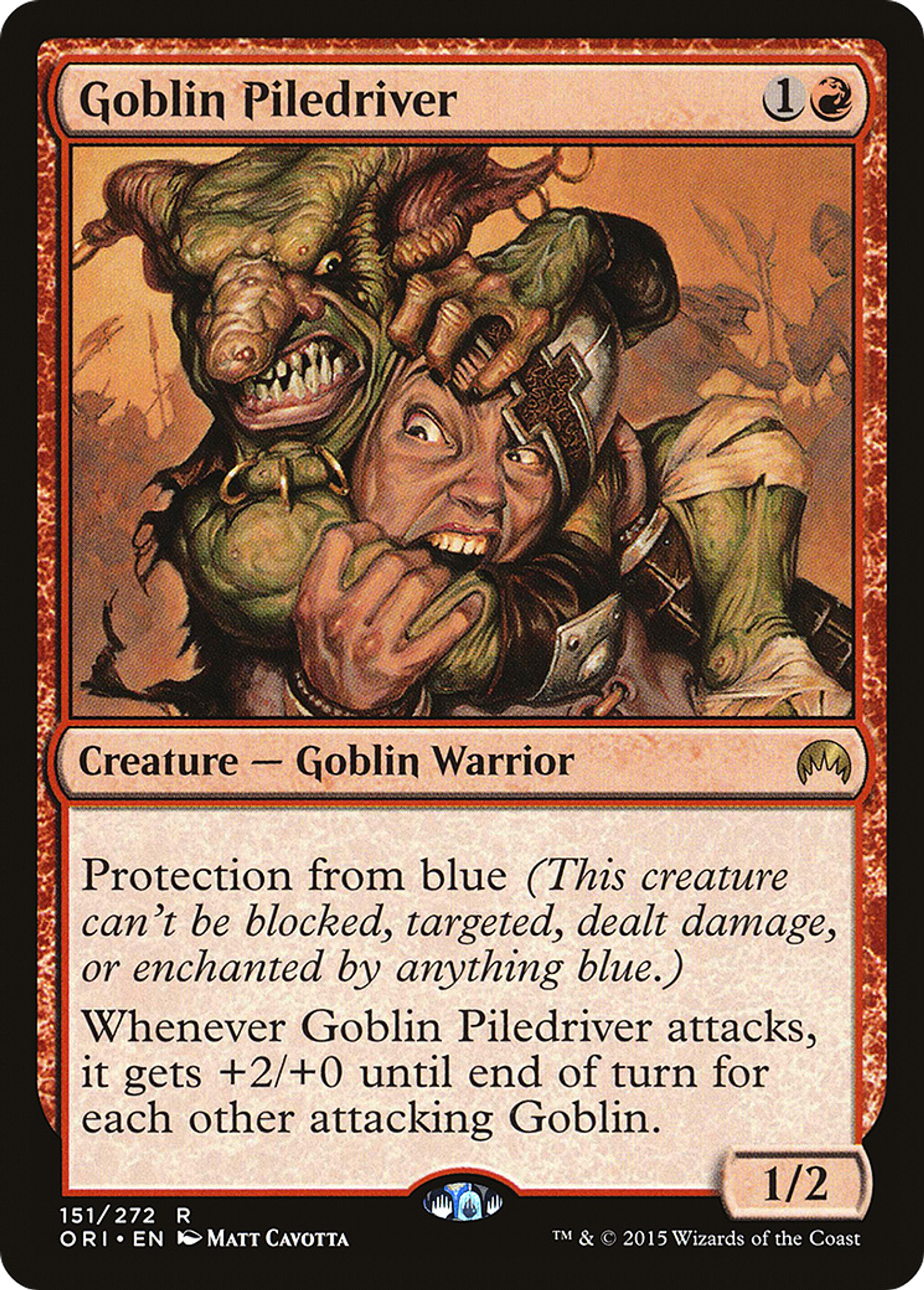 Goblin Piledriver — Magic Origins — Magic: The Gathering