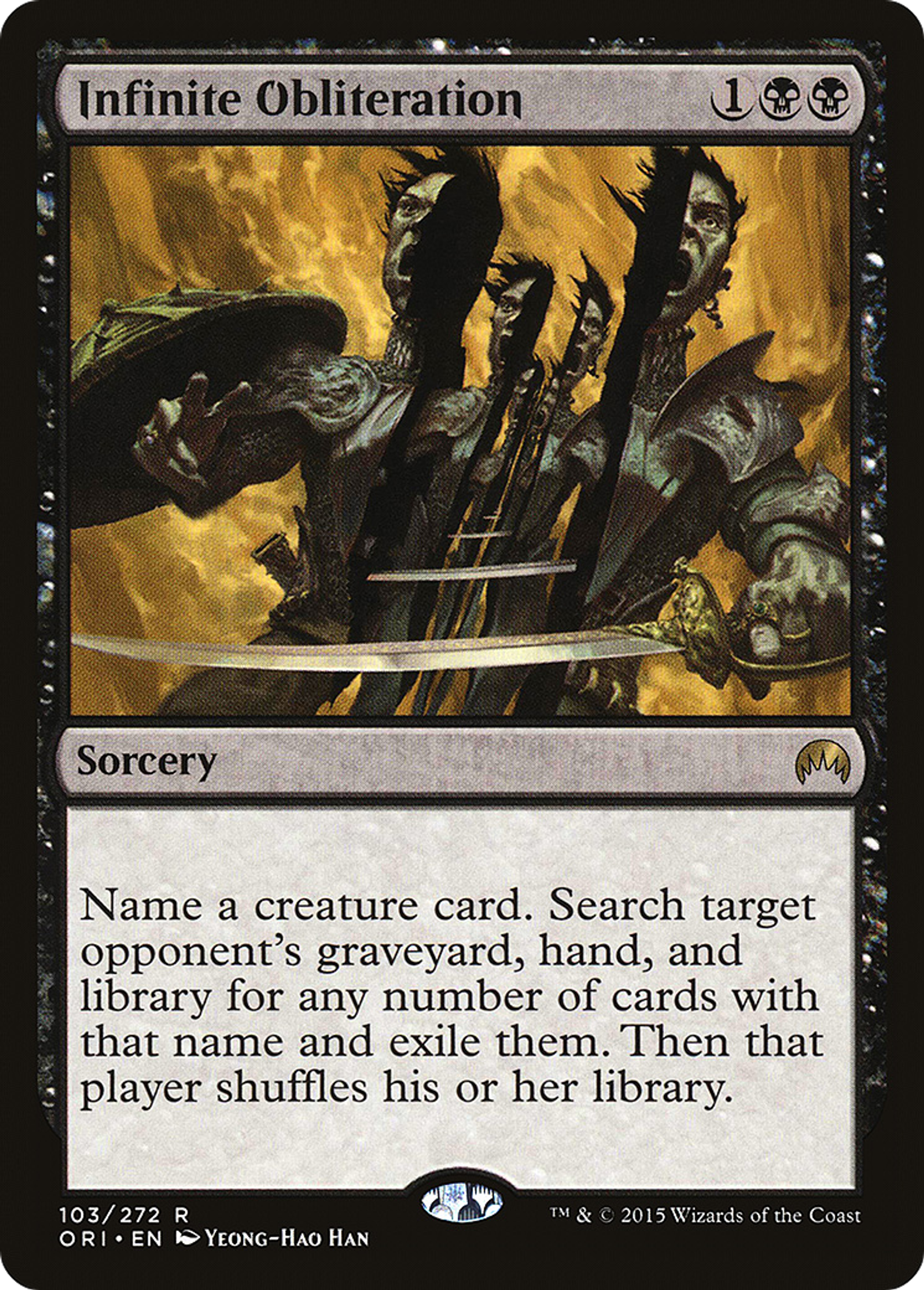 Infinite Obliteration — Magic Origins — Magic: The Gathering