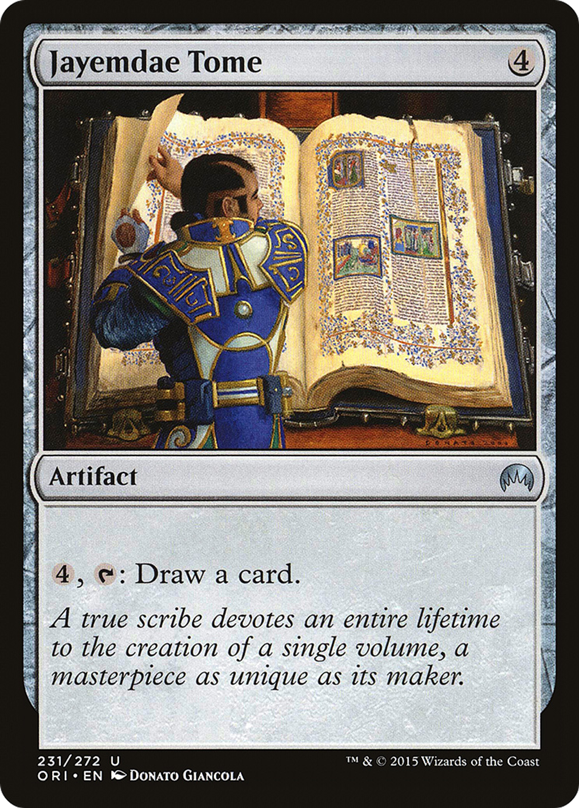 Jayemdae Tome — Magic Origins — Magic: The Gathering