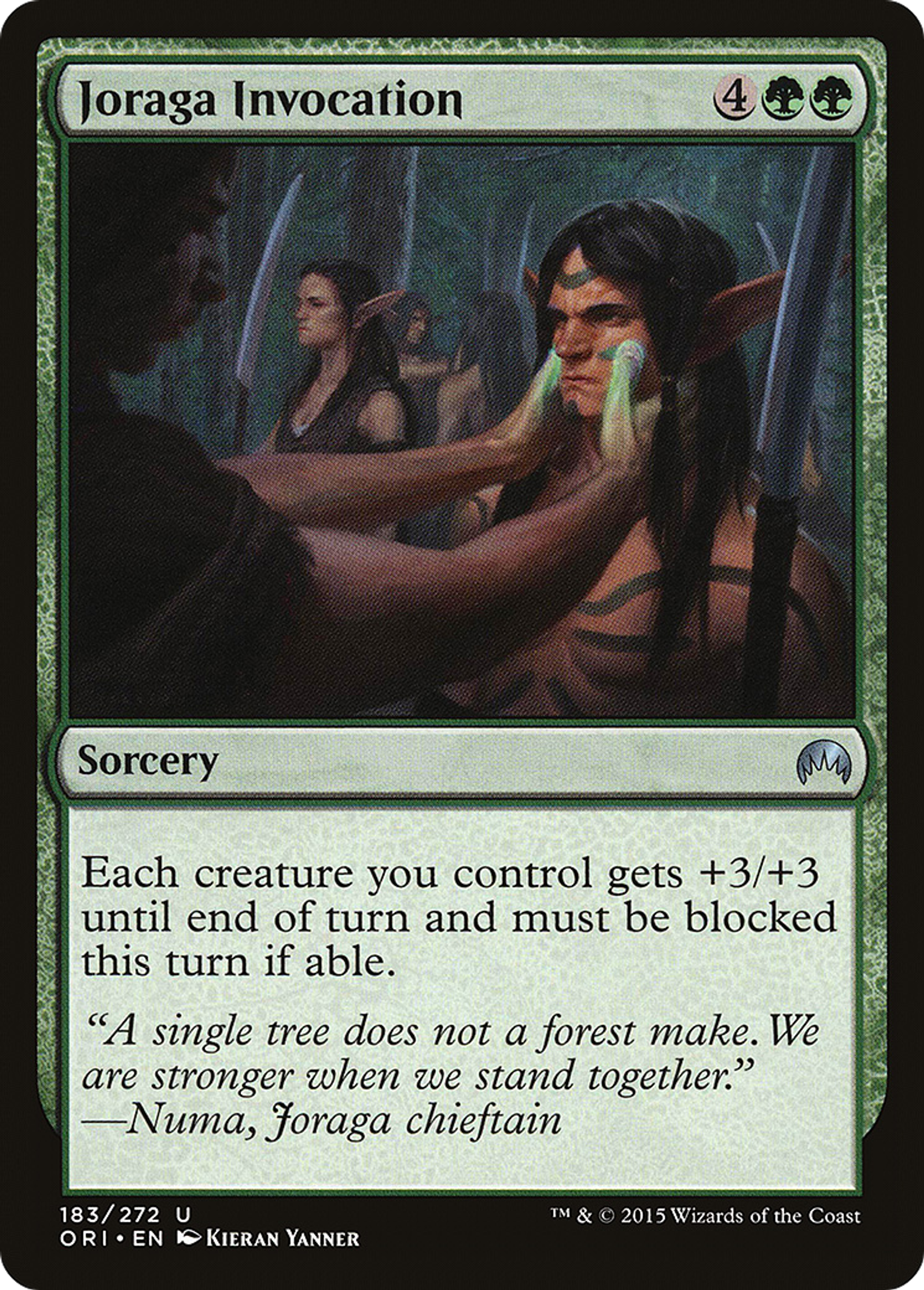 Joraga Invocation — Magic Origins — Magic: The Gathering