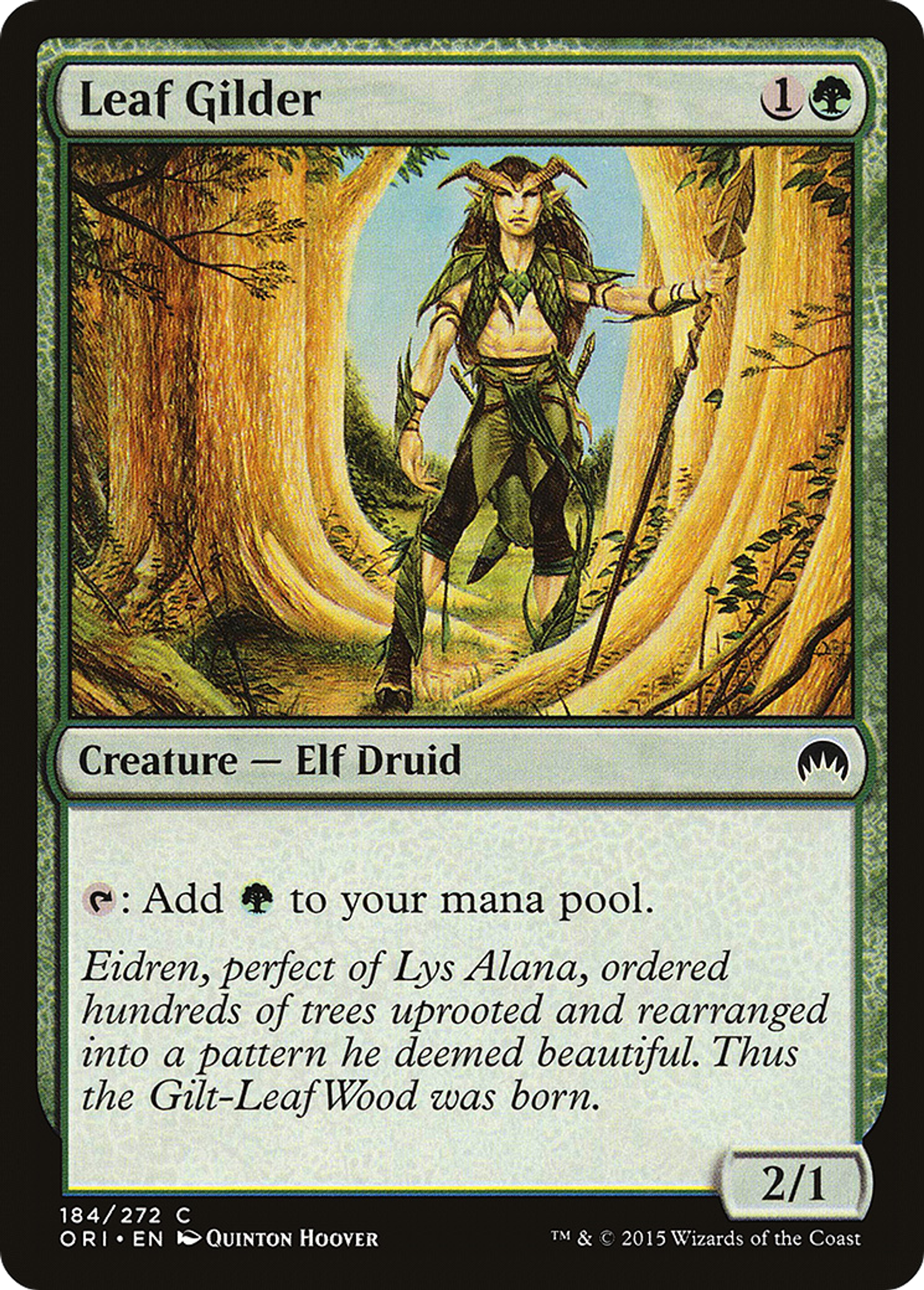 Leaf Gilder — Magic Origins — Magic: The Gathering