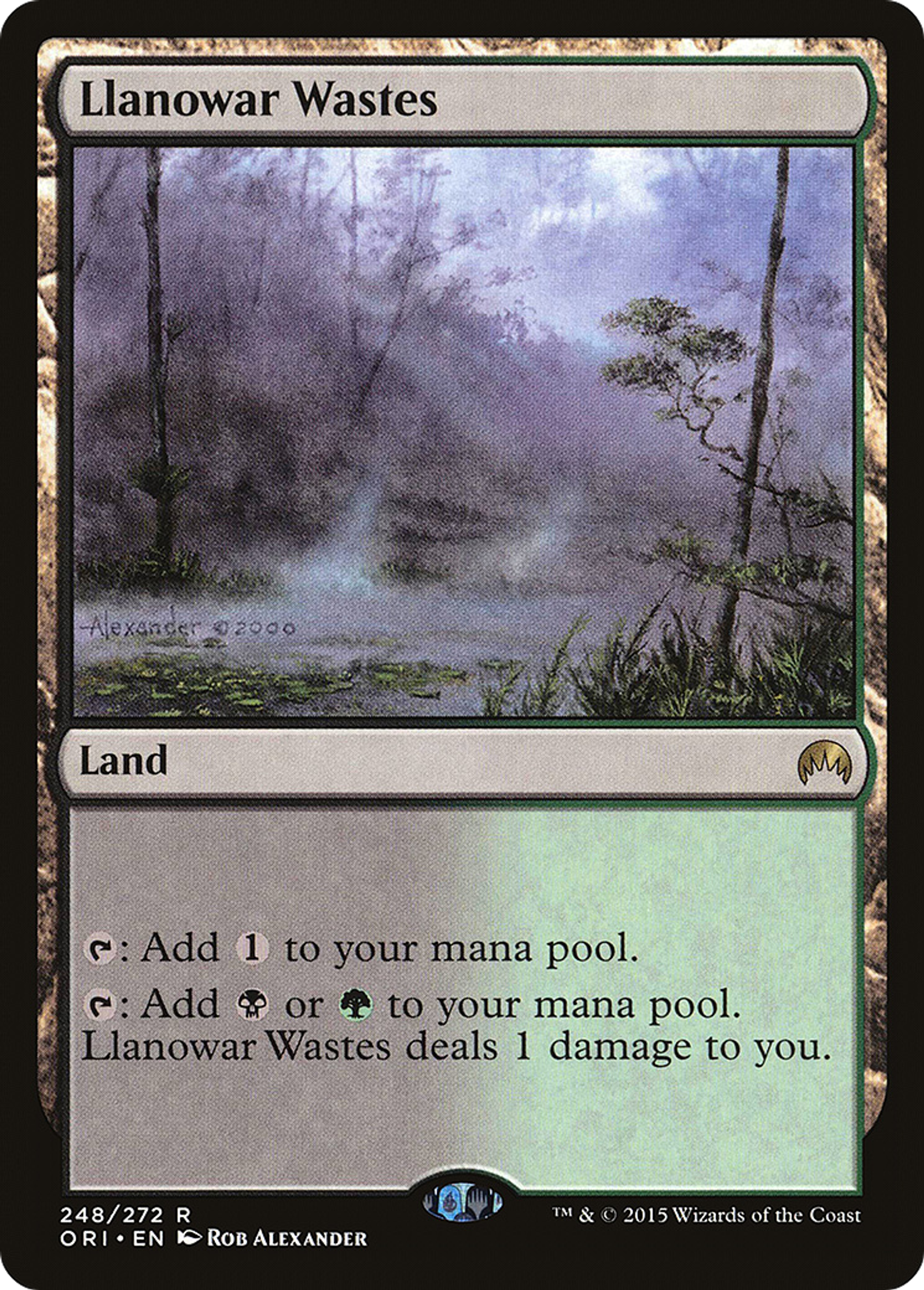Llanowar Wastes — Magic Origins — Magic: The Gathering