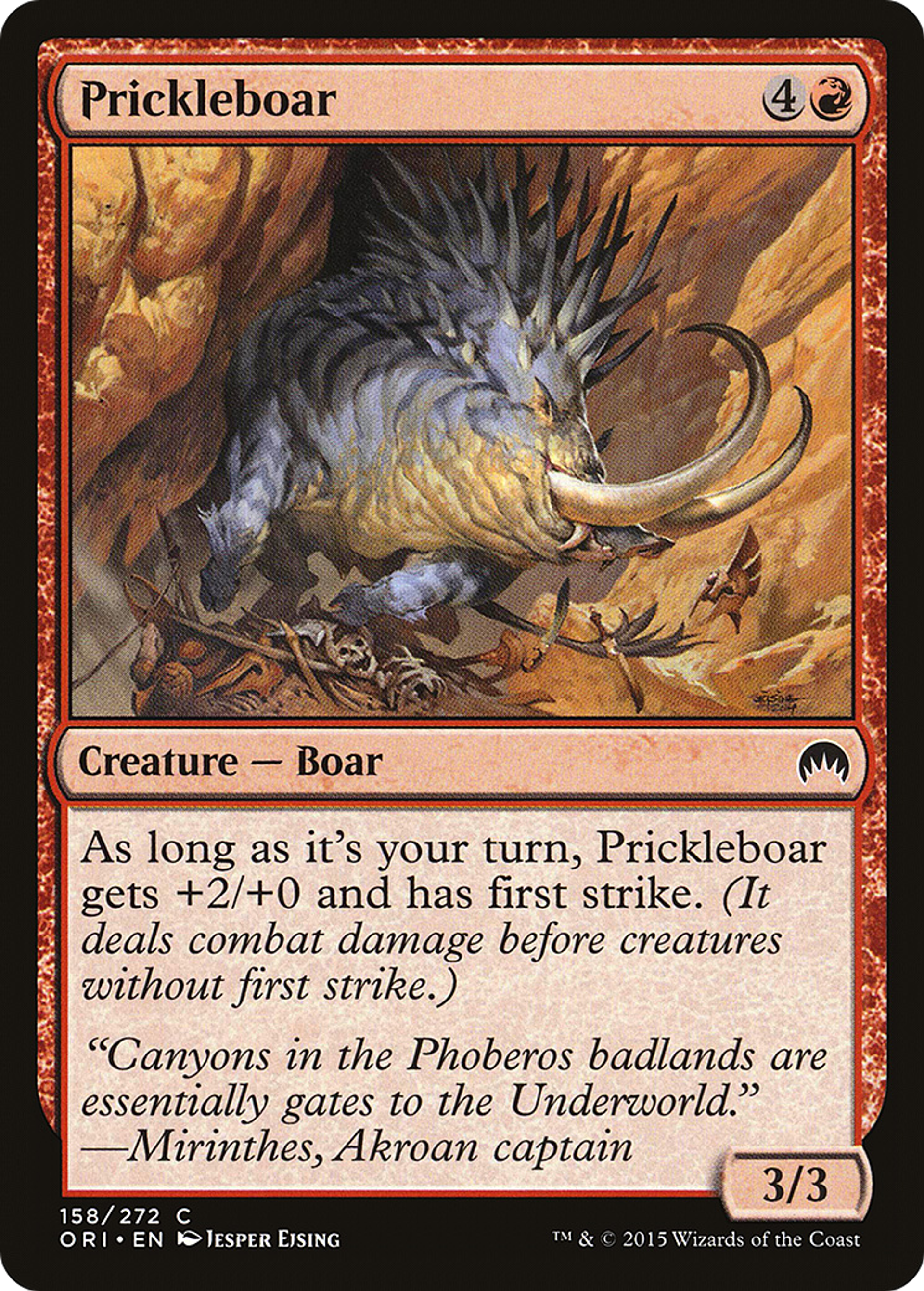 Prickleboar — Magic Origins — Magic: The Gathering