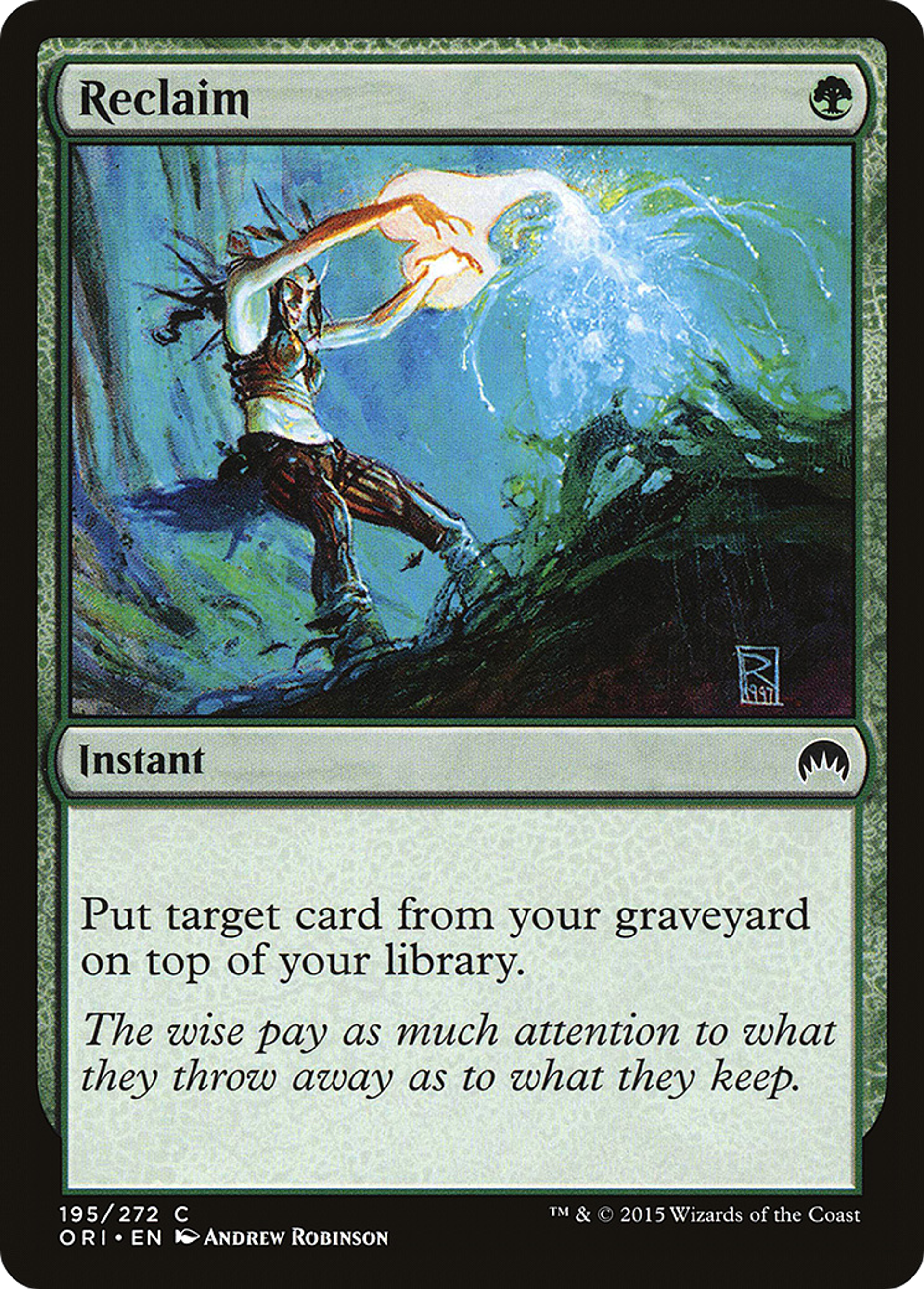 Reclaim — Magic Origins — Magic: The Gathering