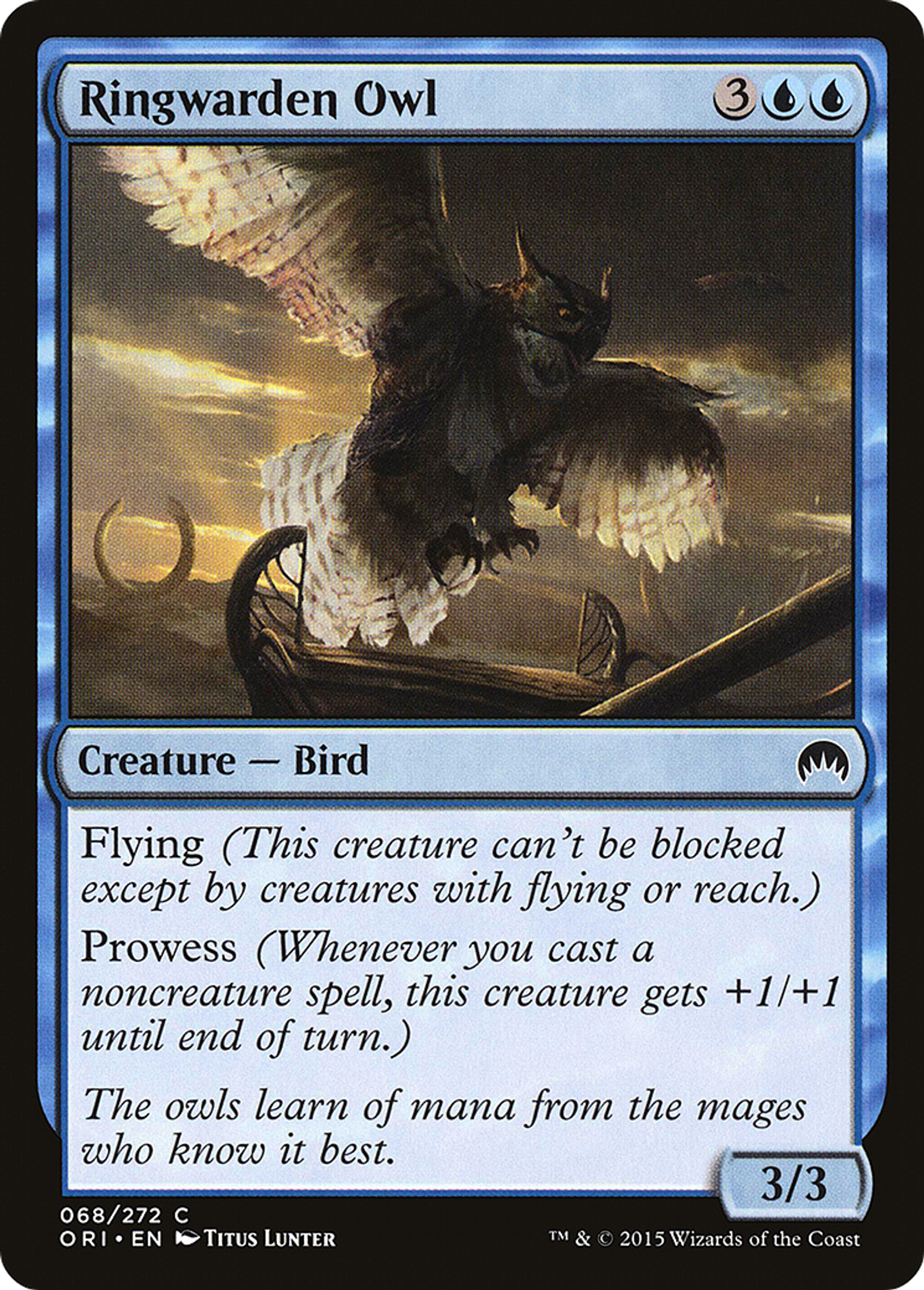 Ringwarden Owl — Magic Origins — Magic: The Gathering