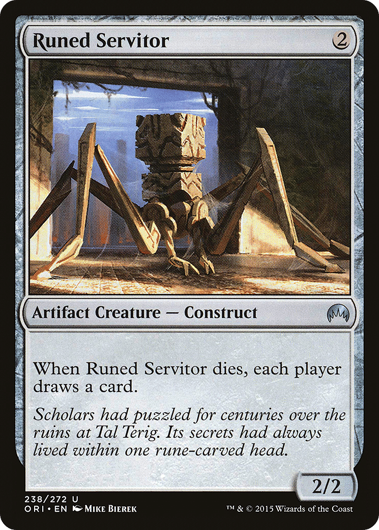 Runed Servitor — Magic Origins — Magic: The Gathering