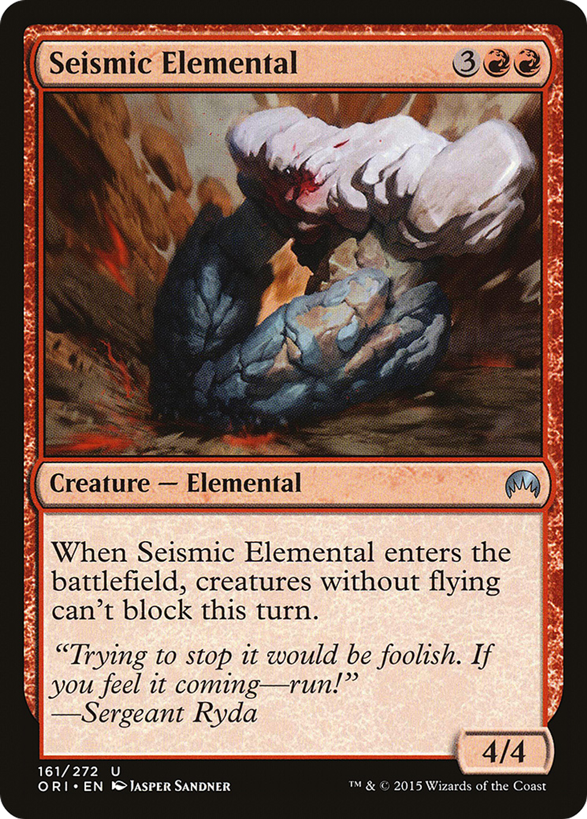 Seismic Elemental — Magic Origins — Magic: The Gathering