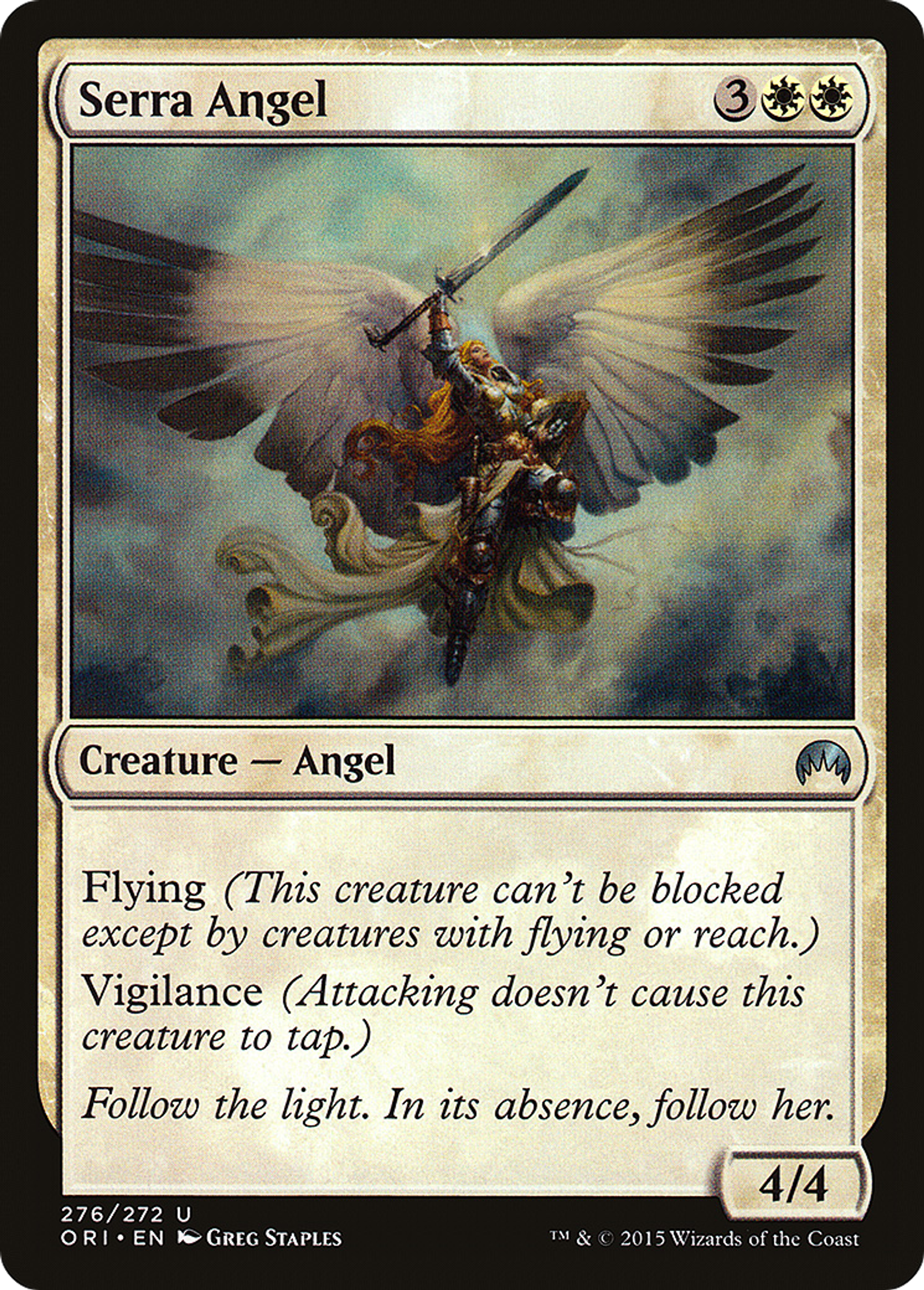 Serra Angel — Magic Origins — Magic: The Gathering