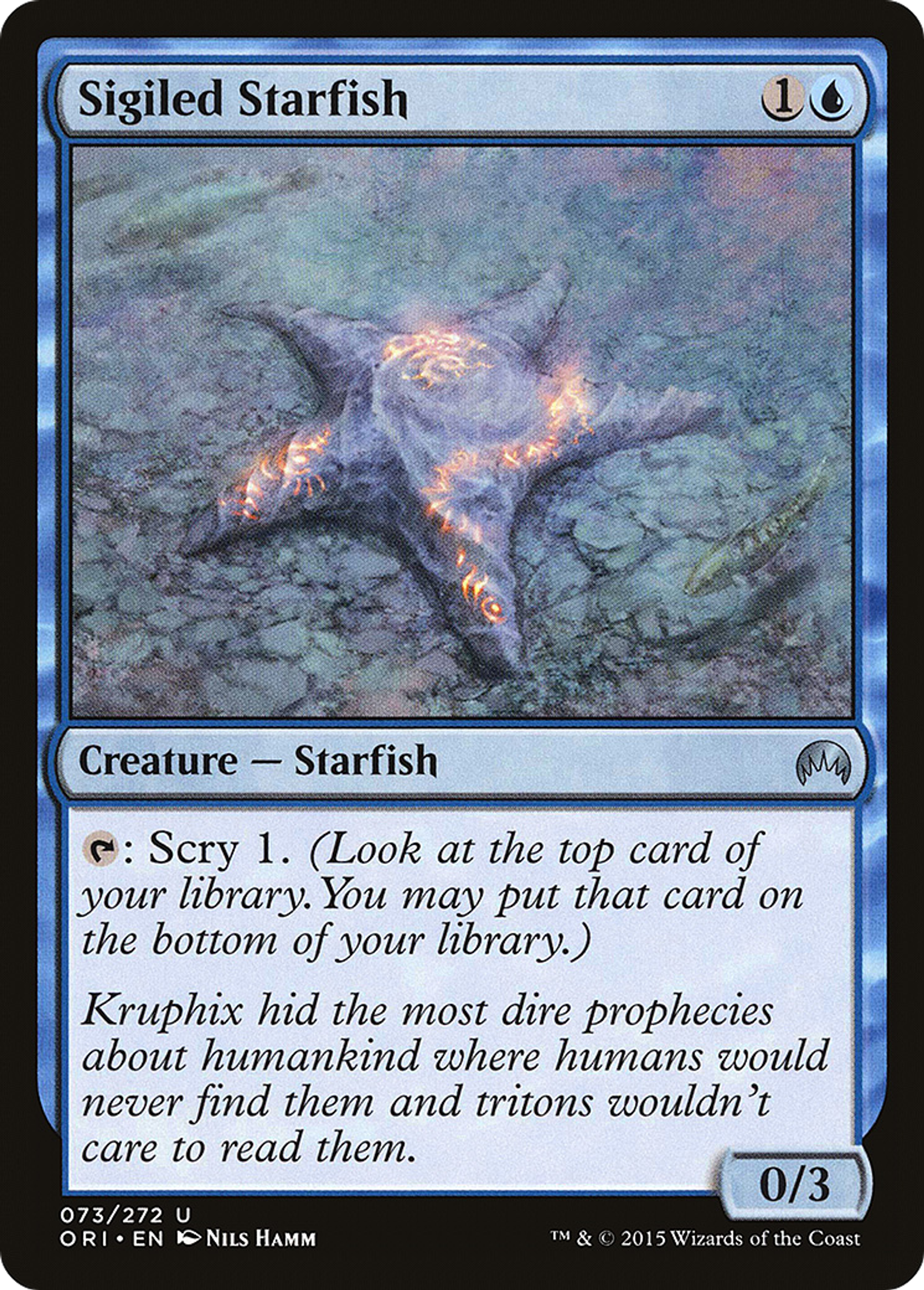 Sigiled Starfish — Magic Origins — Magic: The Gathering