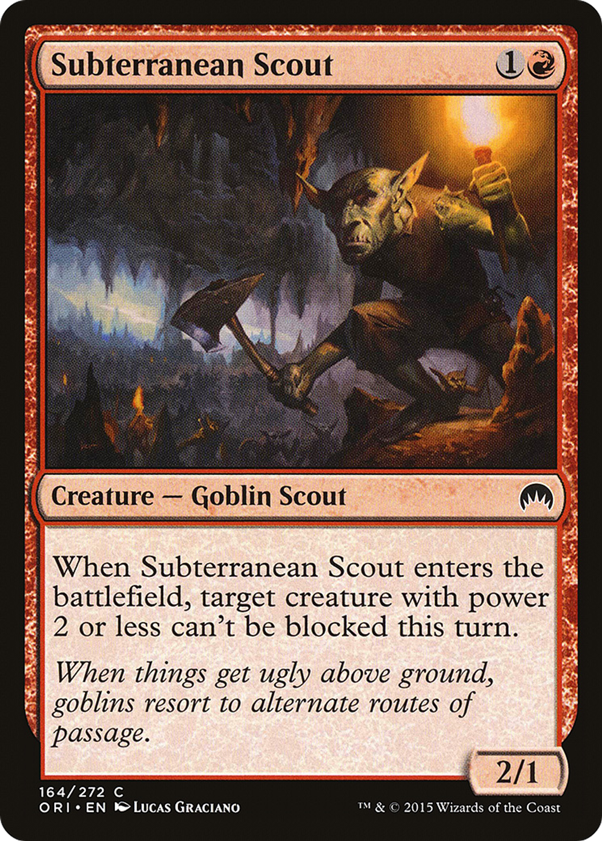 Subterranean Scout — Magic Origins — Magic: The Gathering