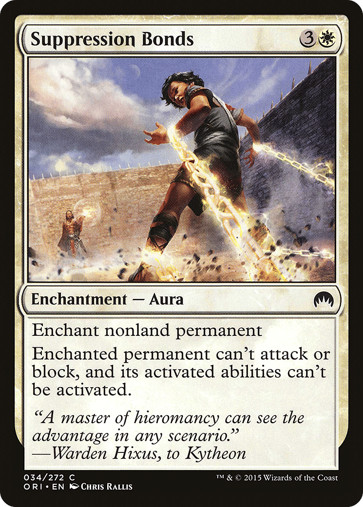 Suppression Bonds — Magic Origins — Magic: The Gathering