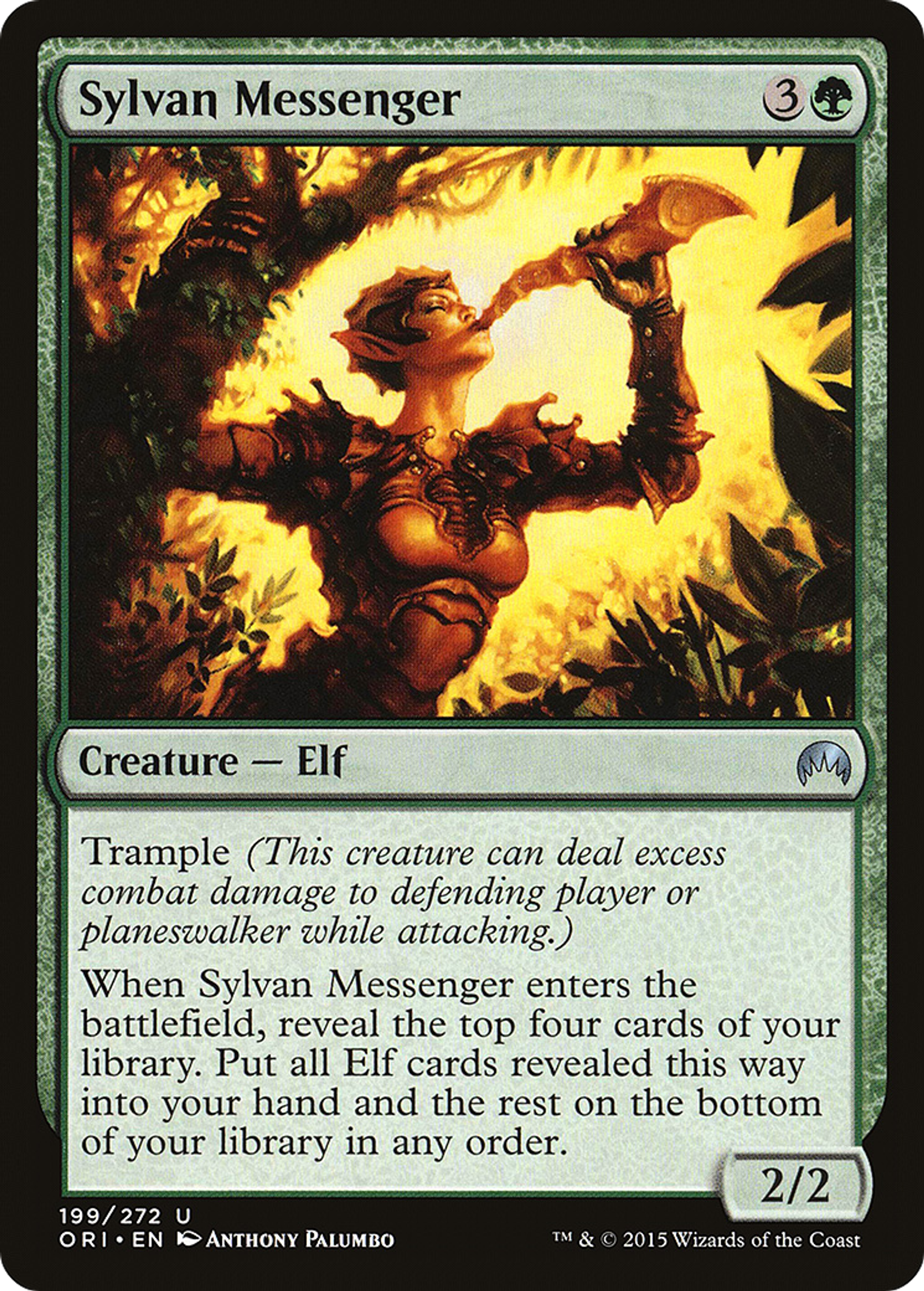 Sylvan Messenger — Magic Origins — Magic: The Gathering