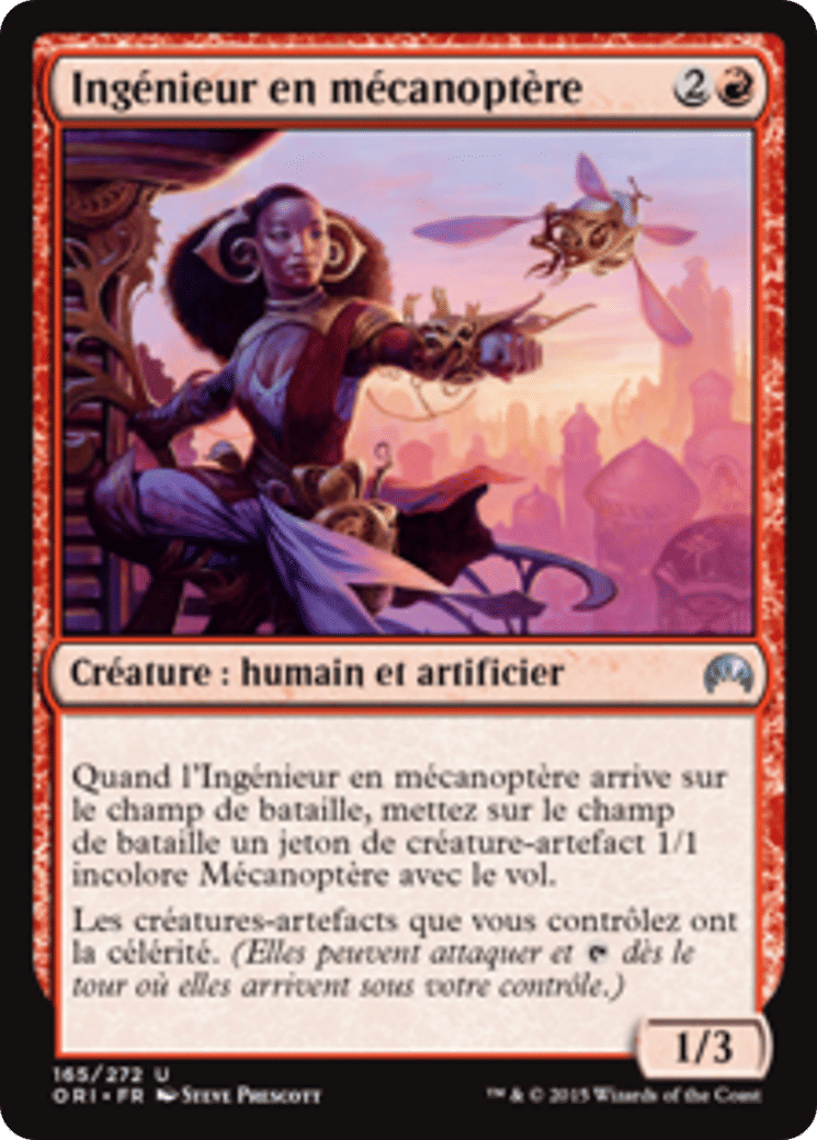 Ingénieur en mécanoptère — Magic Origins — Magic: The Gathering