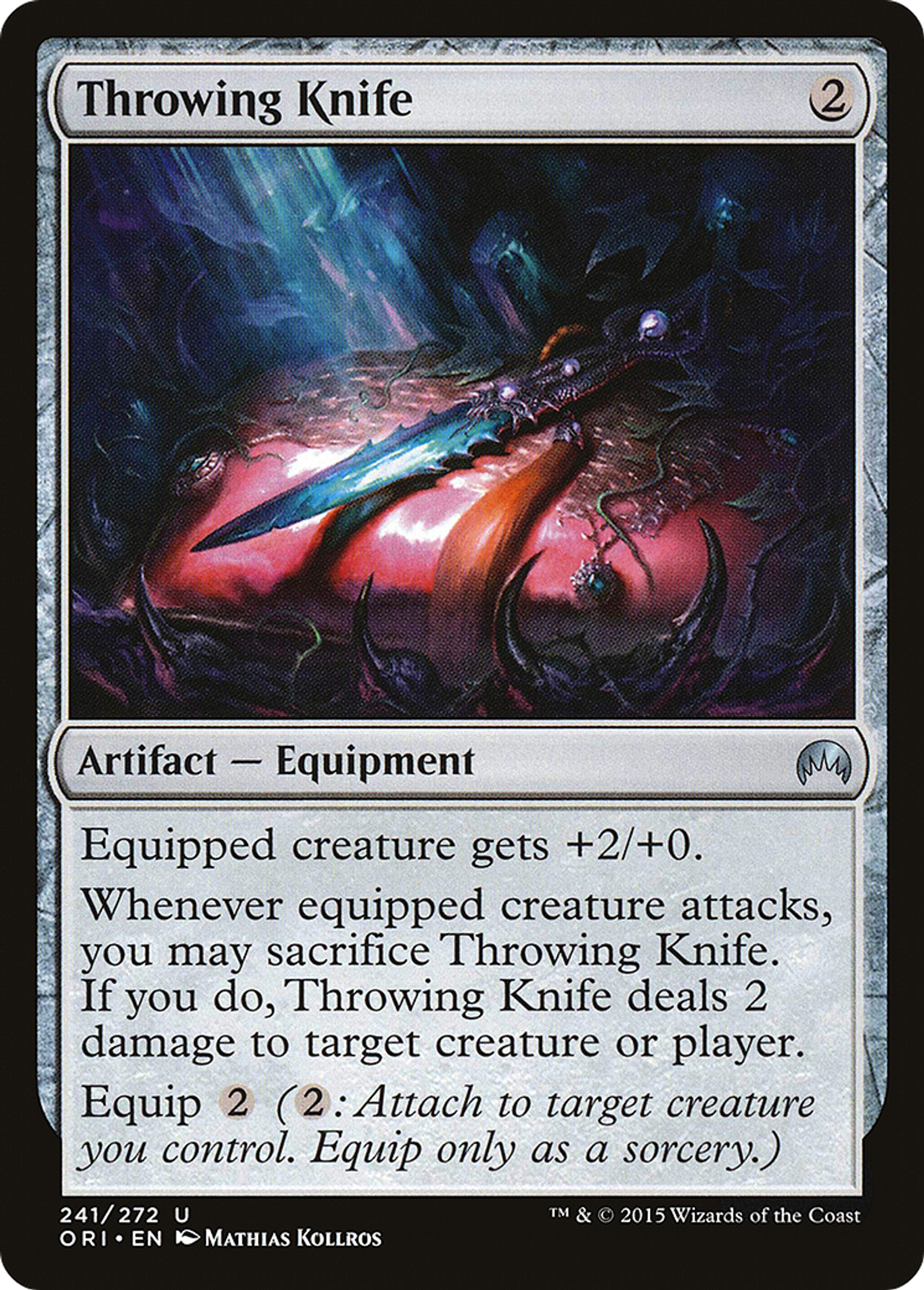 Throwing Knife — Magic Origins — Magic: The Gathering