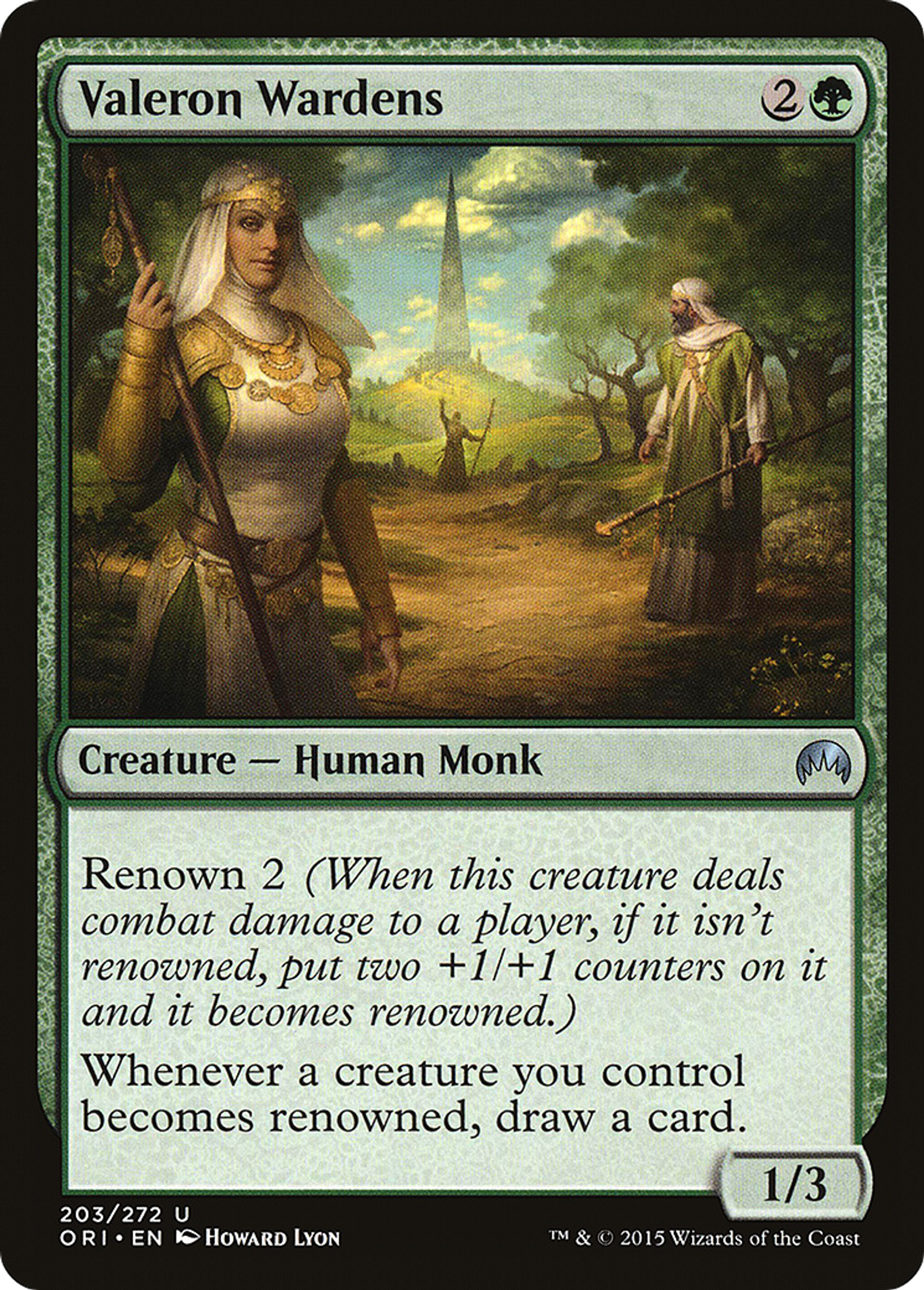 Valeron Wardens — Magic Origins — Magic: The Gathering