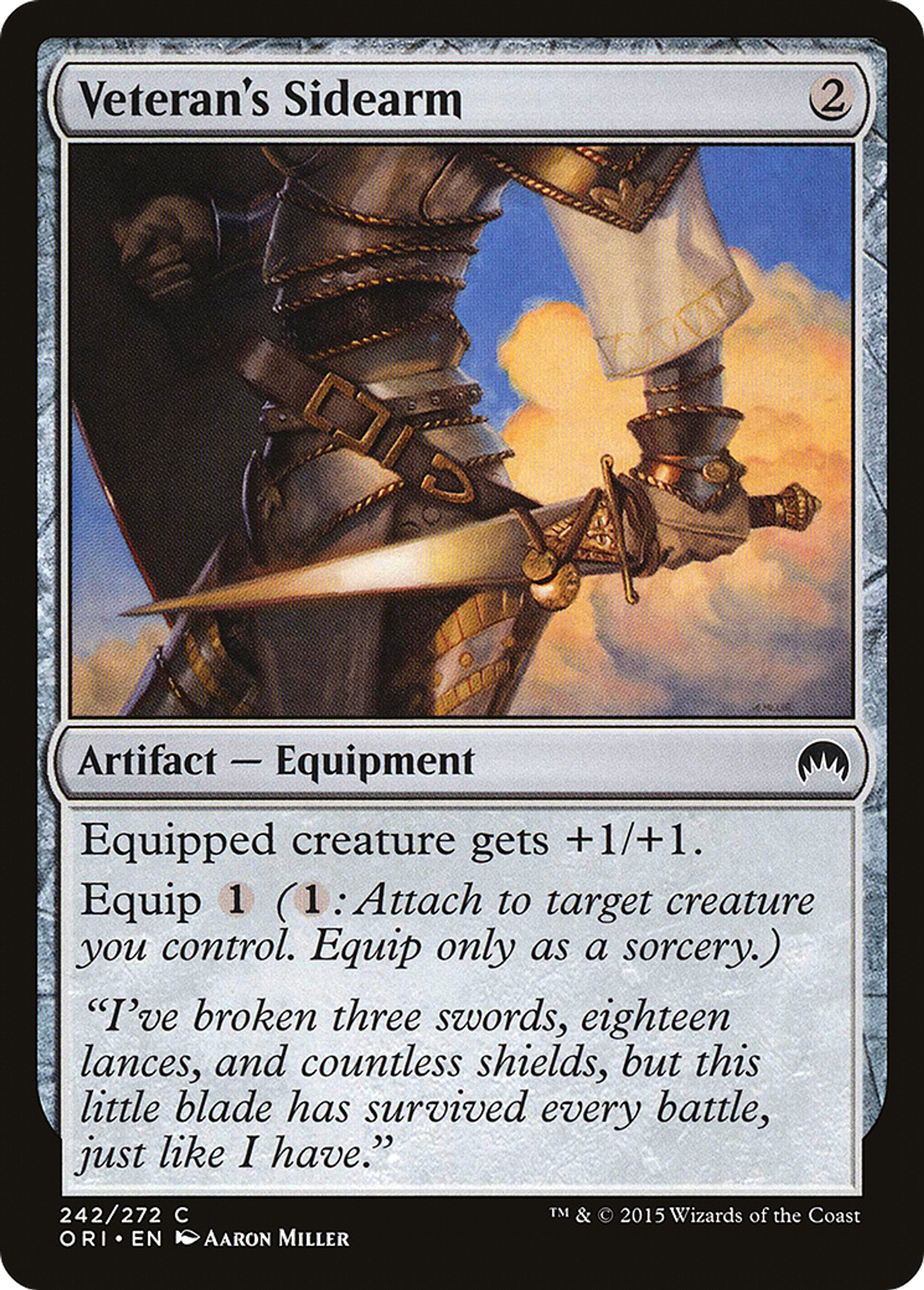 Veteran's Sidearm — Magic Origins — Magic: The Gathering