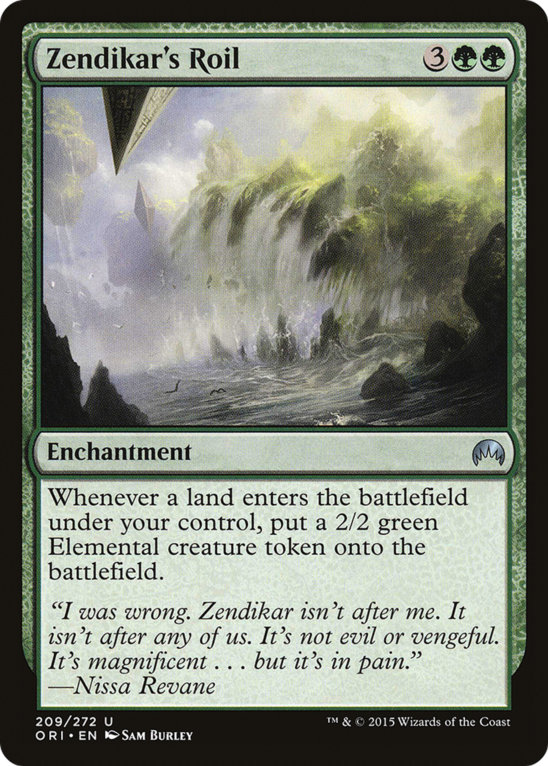 Zendikar's Roil — Magic Origins — Magic: The Gathering