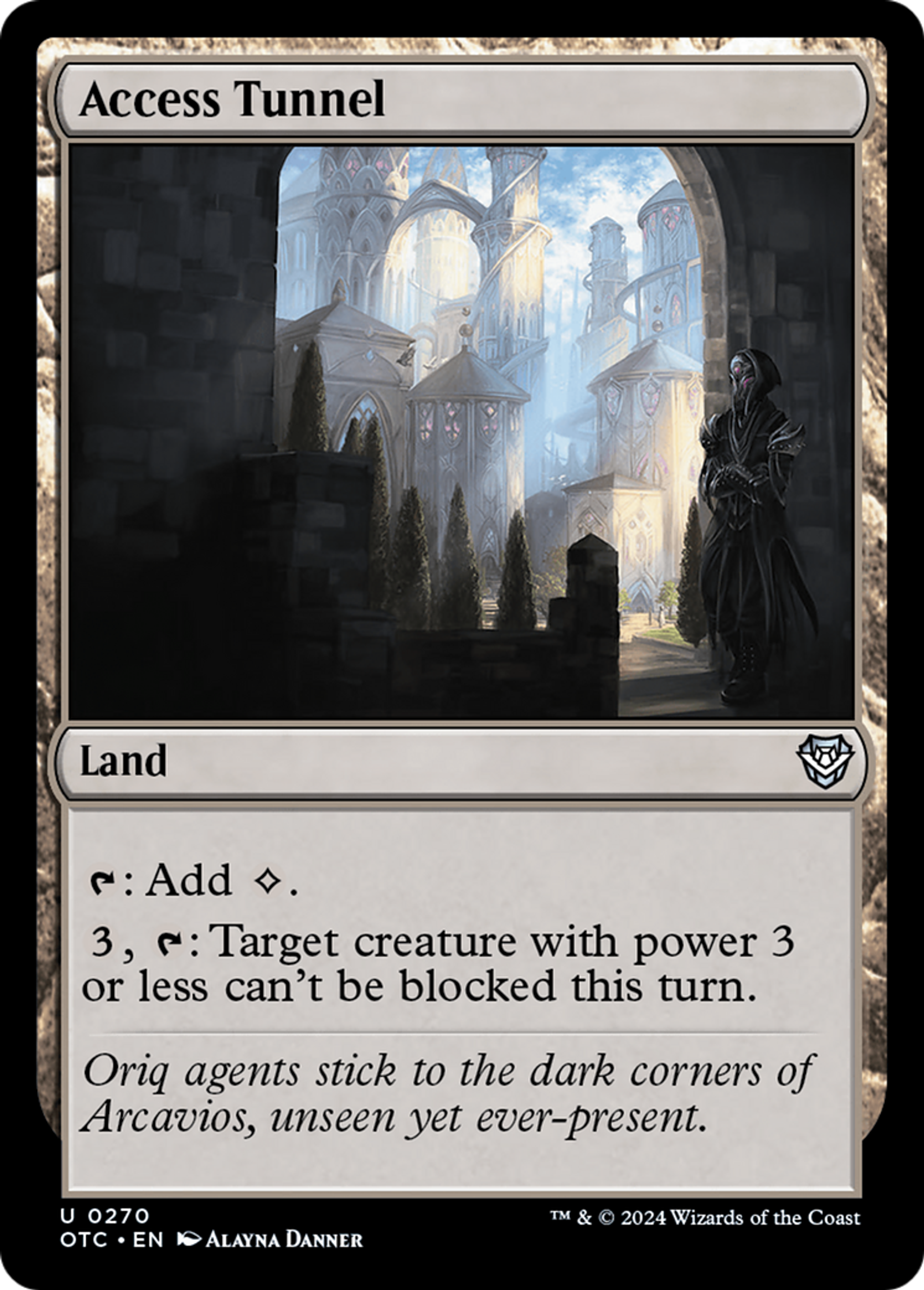 Tunnel d'accès — Outlaws of Thunder Junction Commander — Magic: The Gathering