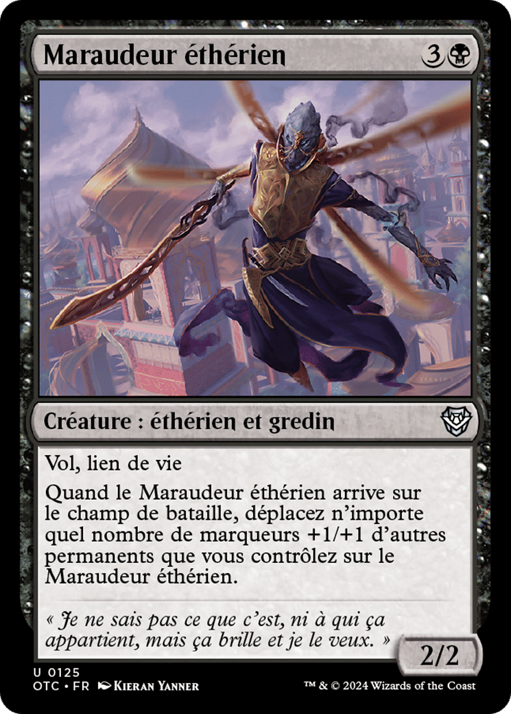 Maraudeur éthérien — Outlaws of Thunder Junction Commander — Magic: The Gathering