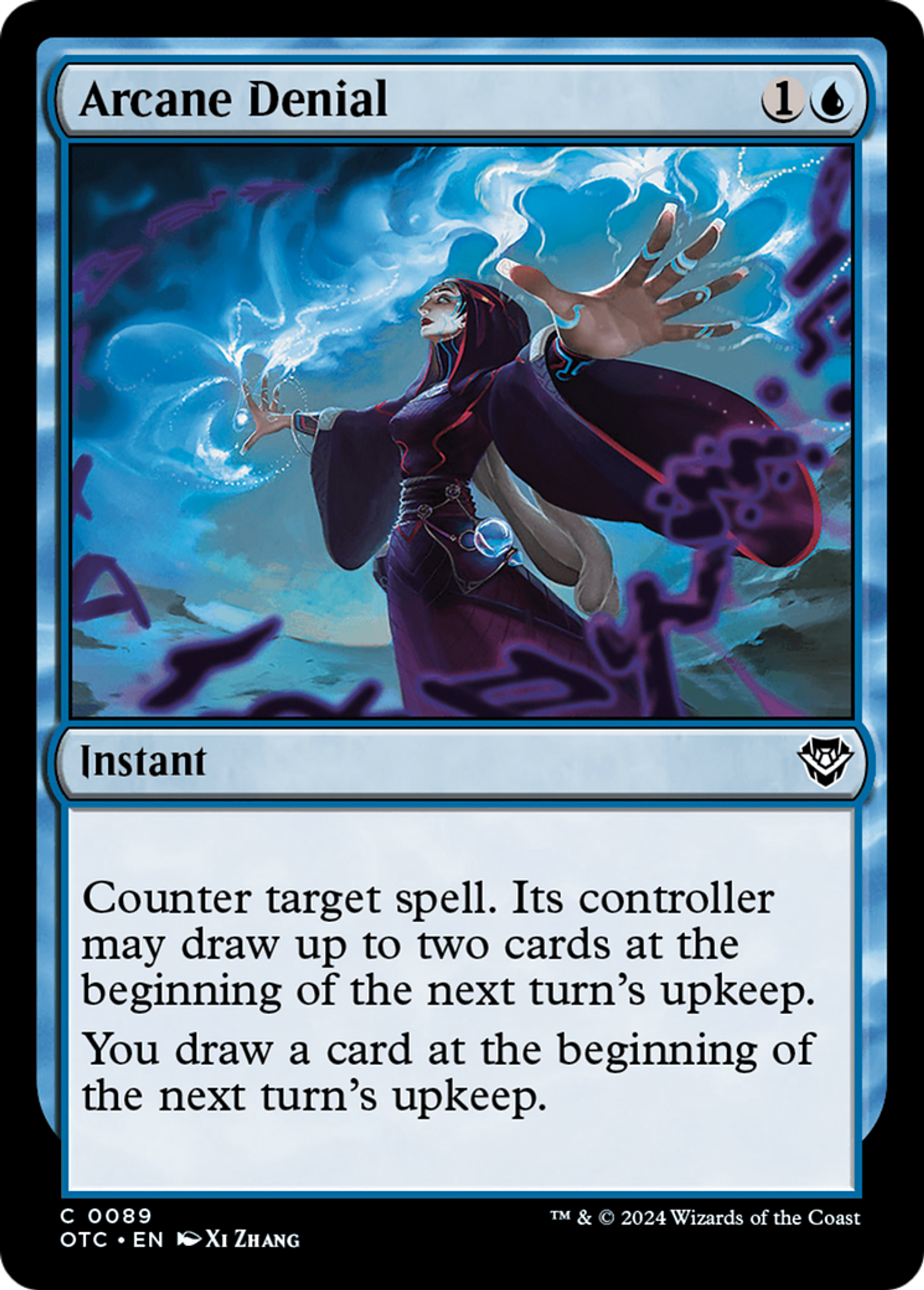 Déni des arcanes — Outlaws of Thunder Junction Commander — Magic: The Gathering