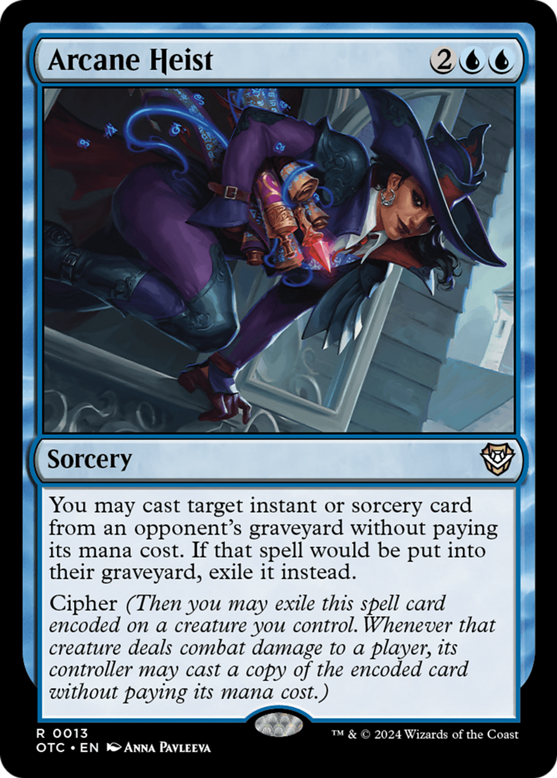 Arcane Heist — Outlaws of Thunder Junction Commander — Magic: The Gathering