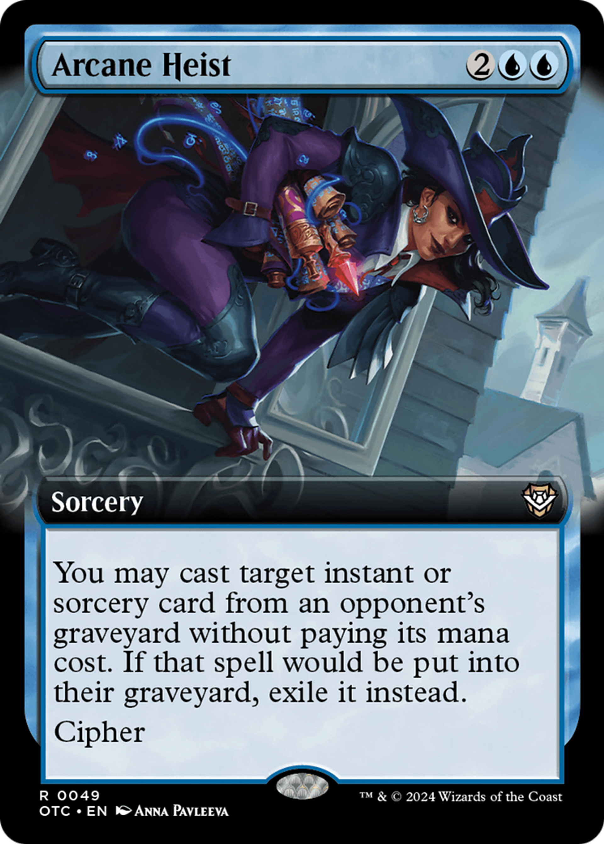 Larcin arcanique — Outlaws of Thunder Junction Commander — Magic: The Gathering