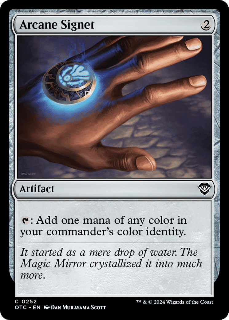 Arcane Signet — Outlaws of Thunder Junction Commander — Magic: The Gathering