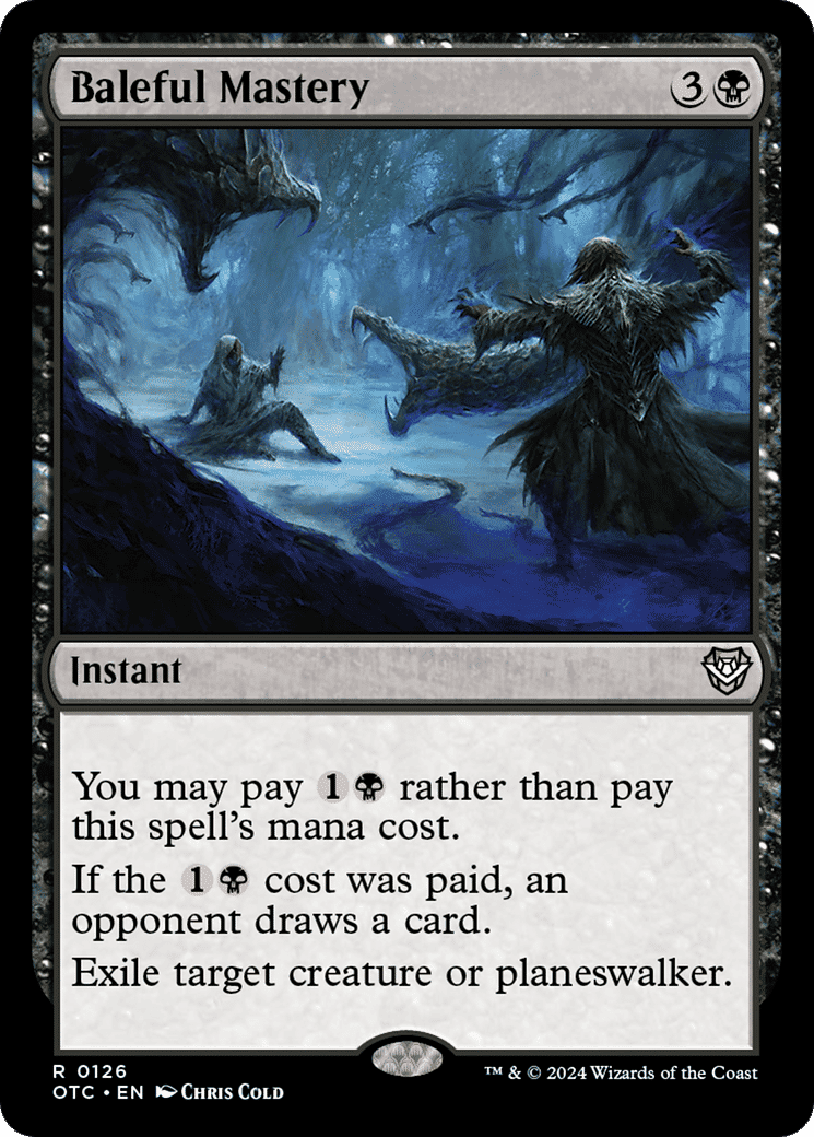 Baleful Mastery — Outlaws of Thunder Junction Commander — Magic: The Gathering