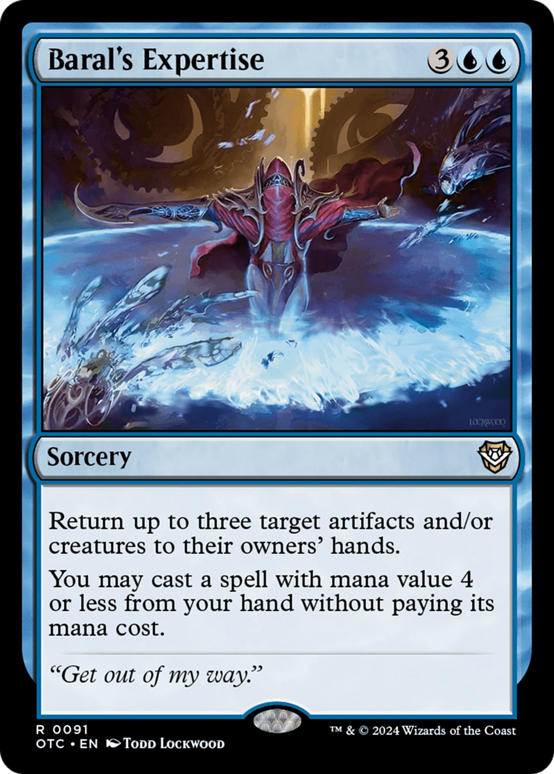 Expertise de Baral — Outlaws of Thunder Junction Commander — Magic: The Gathering
