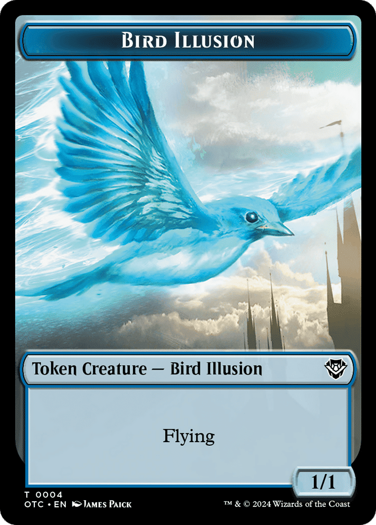 Bird Illusion — Outlaws of Thunder Junction Commander — Magic: The Gathering