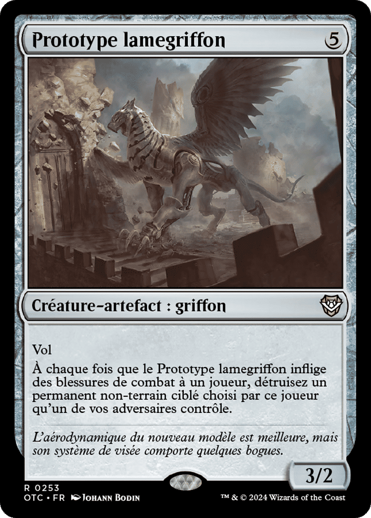 Prototype lamegriffon — Outlaws of Thunder Junction Commander — Magic: The Gathering