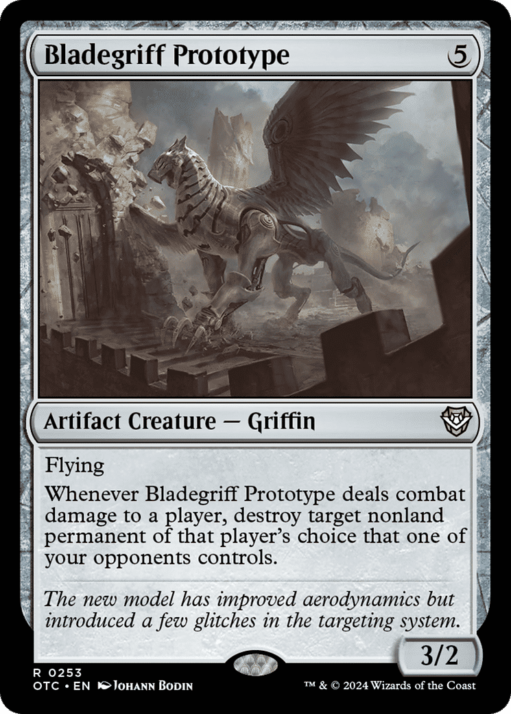 Bladegriff Prototype from Outlaws of Thunder Junction Commander - Magic: The Gathering