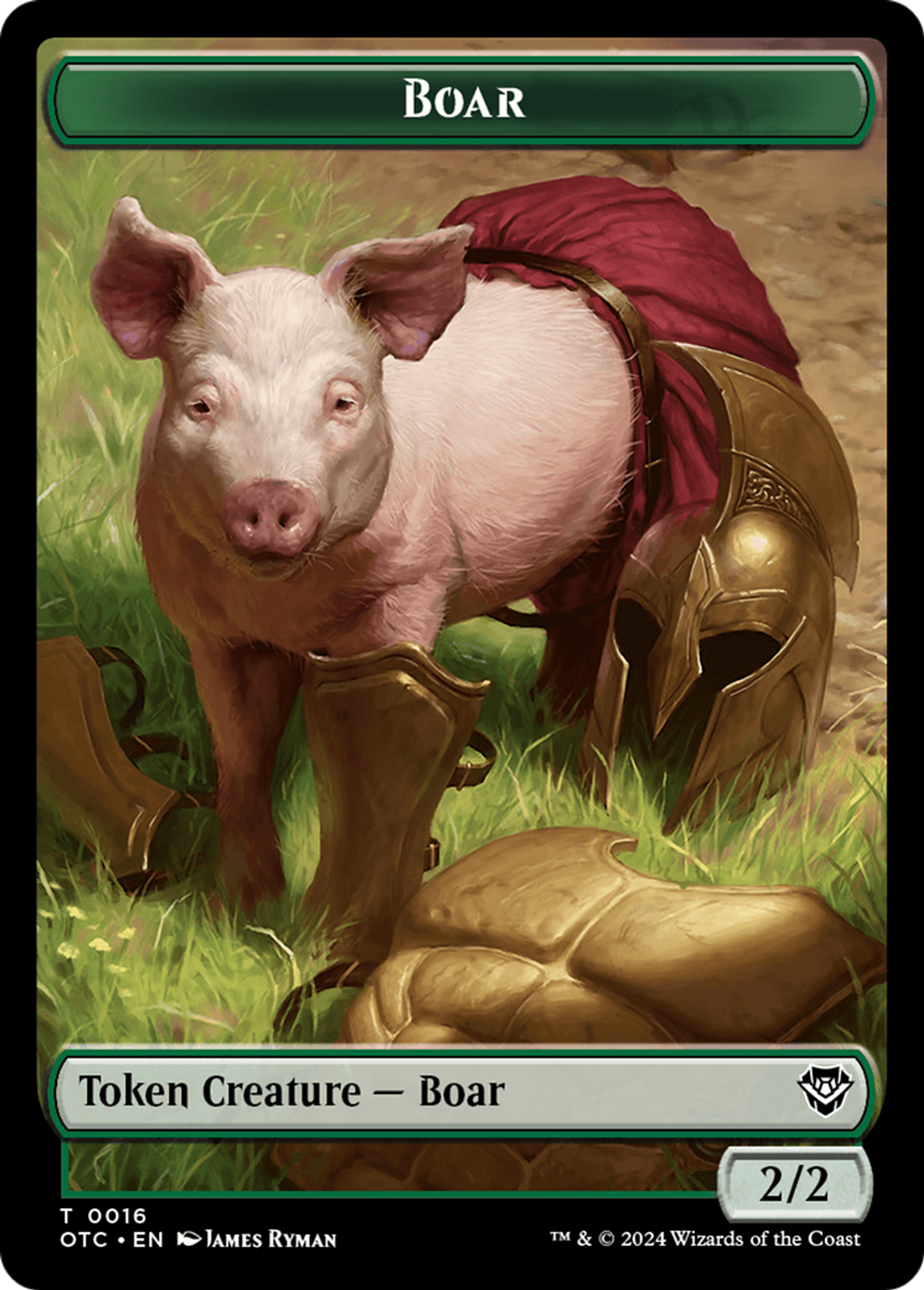 Boar — Outlaws of Thunder Junction Commander — Magic: The Gathering