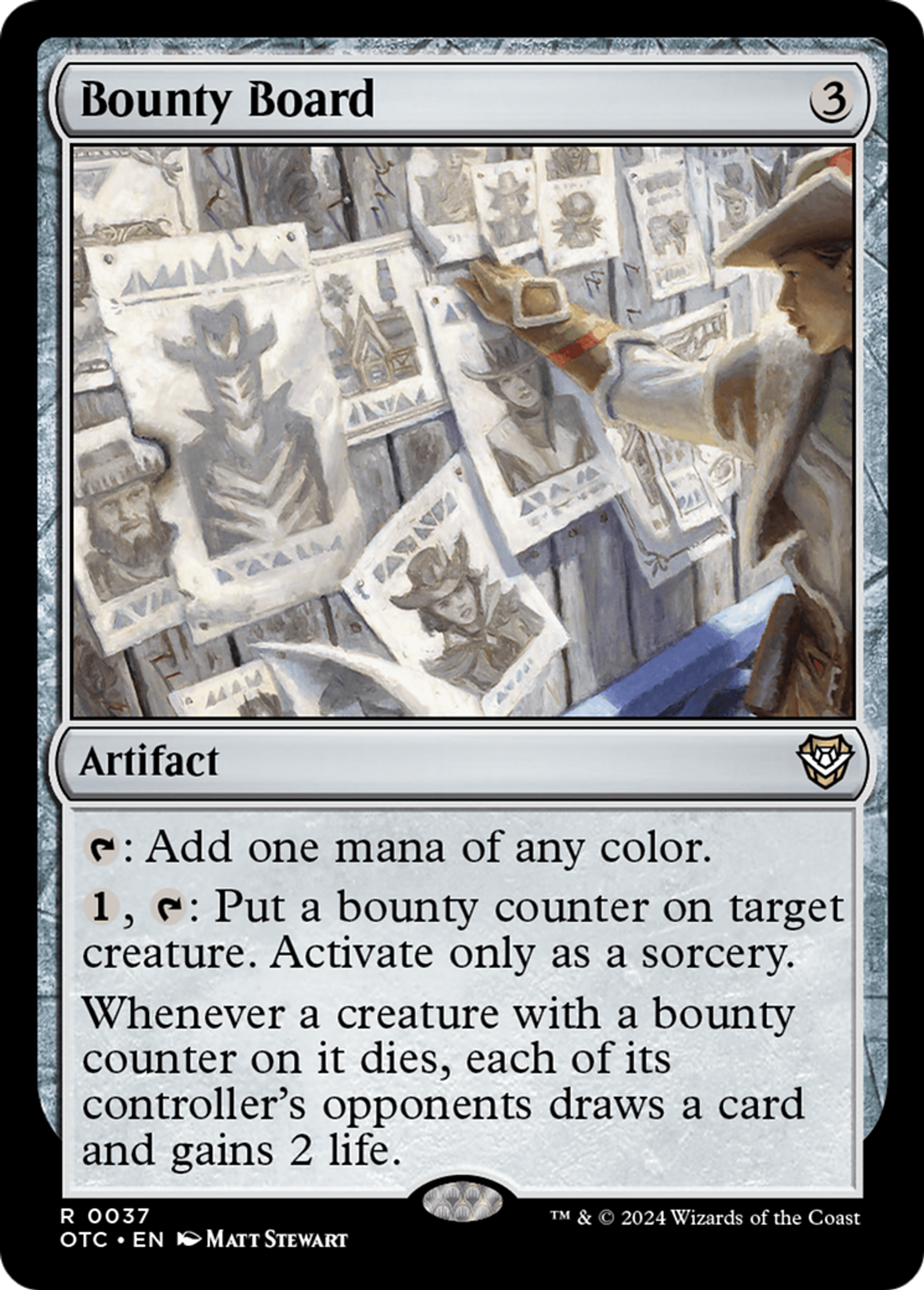 Panneau des primes — Outlaws of Thunder Junction Commander — Magic: The Gathering